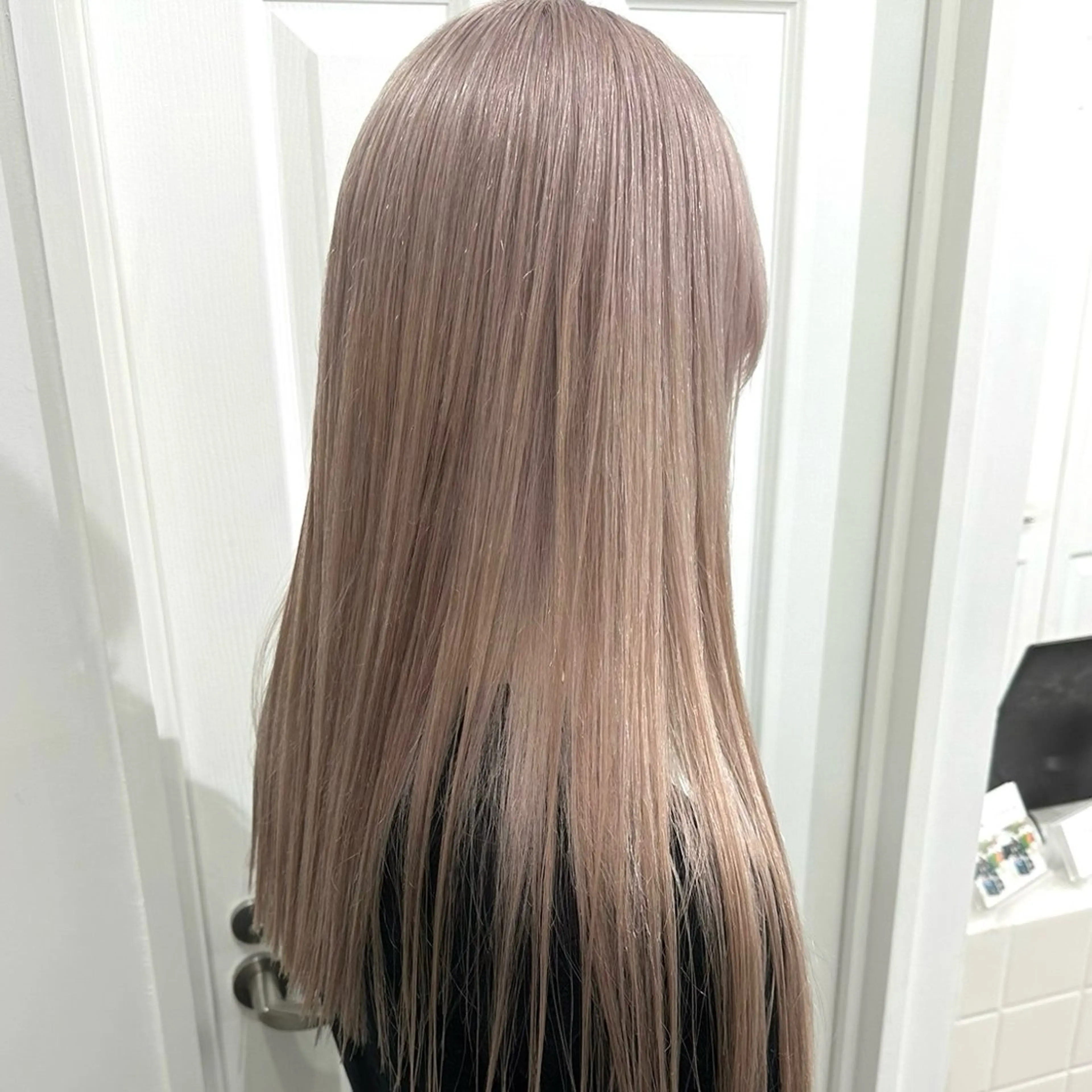 ロング ヘアカラー トリートメント ☪ ‎ハイトーン信者 ☪️yumeka🪩のヘアスタイル