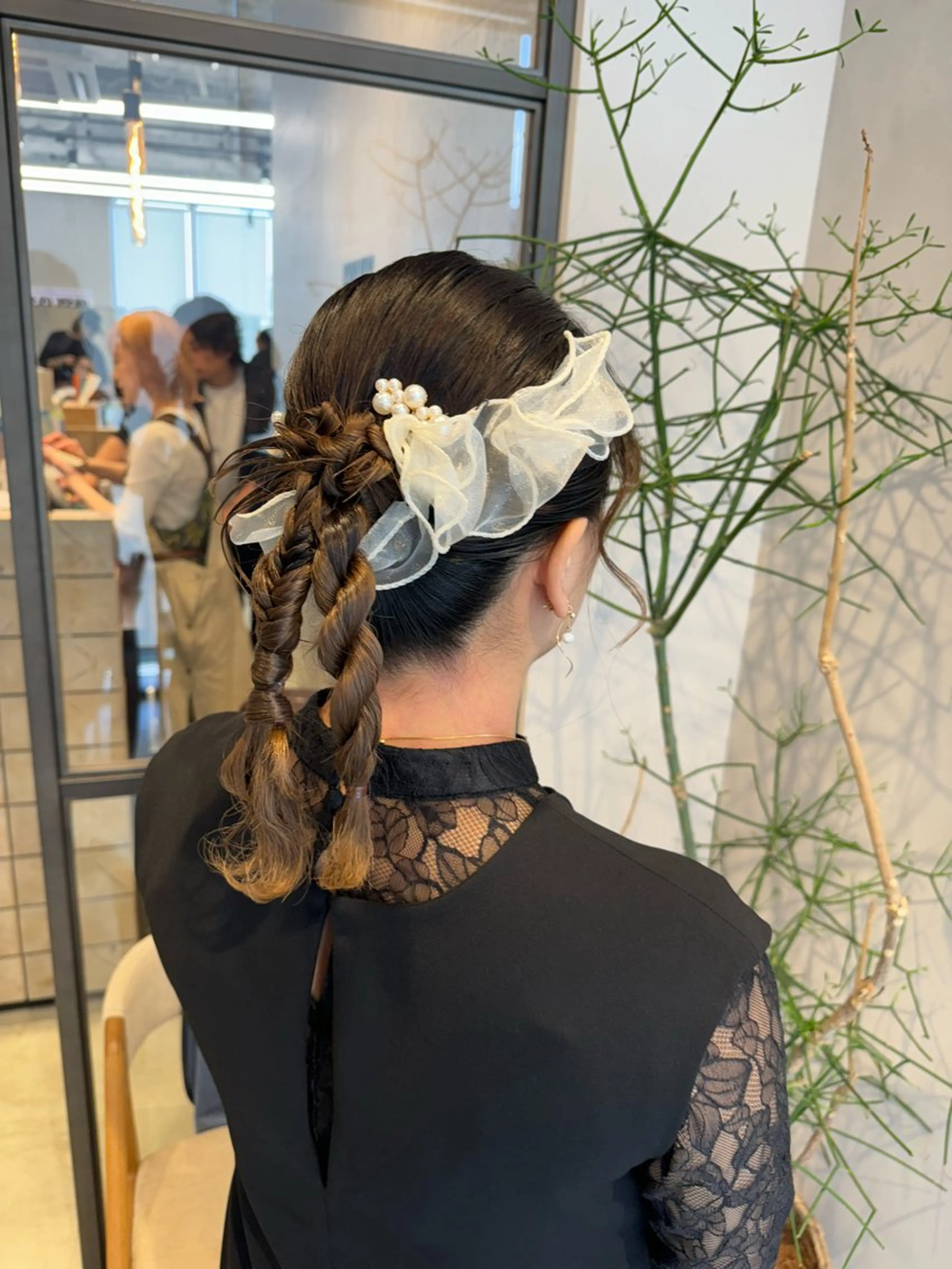 ヘアアレンジ 透明感カラー✨艶髪 制作🌱山根あゆみのヘアスタイル