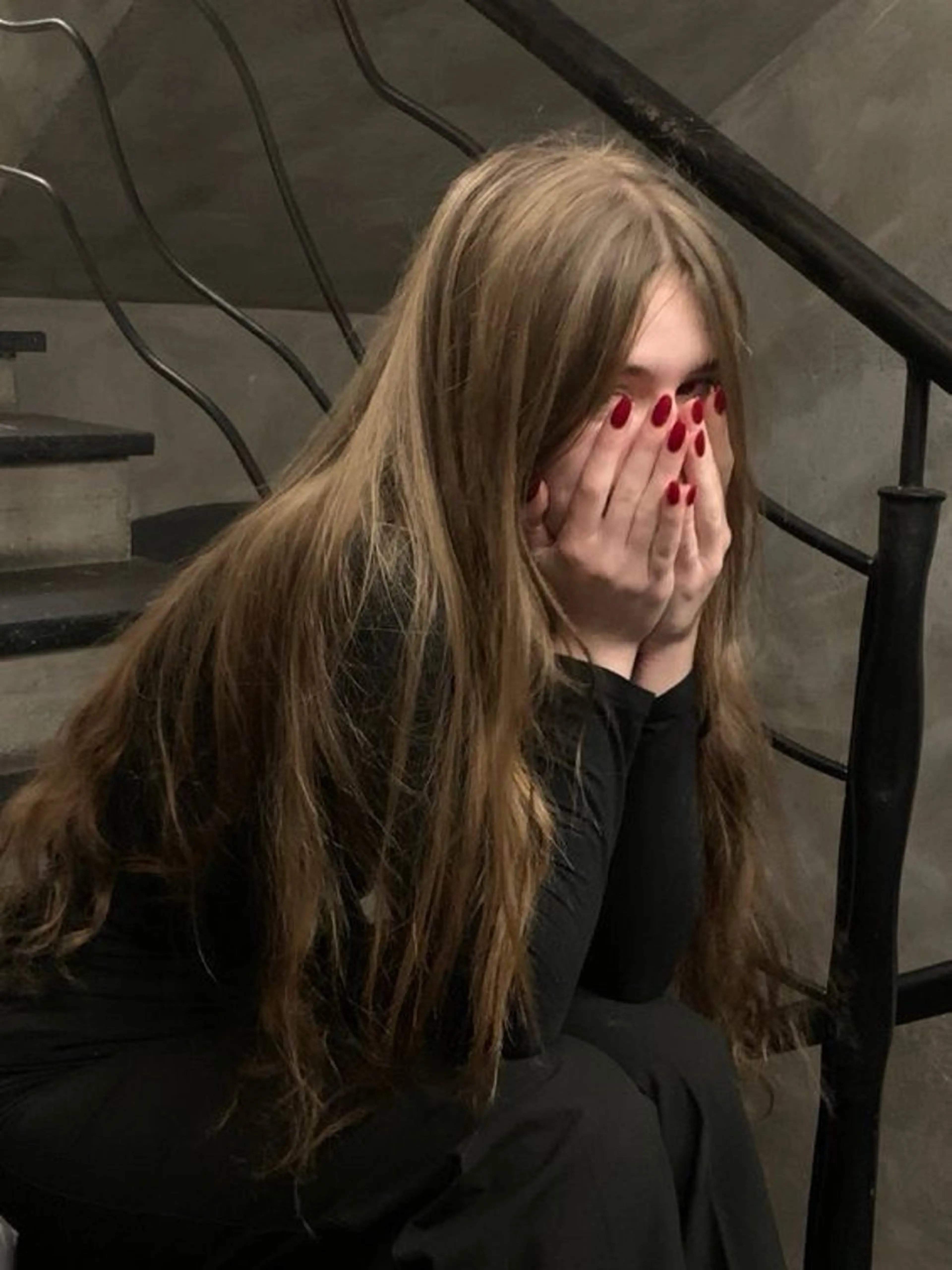 ロング カラー ヘアカラー トリートメント ヘッドスパ ヘアセット 🥯縮毛/レイヤー/ ベージュヘア🥯のヘアスタイル