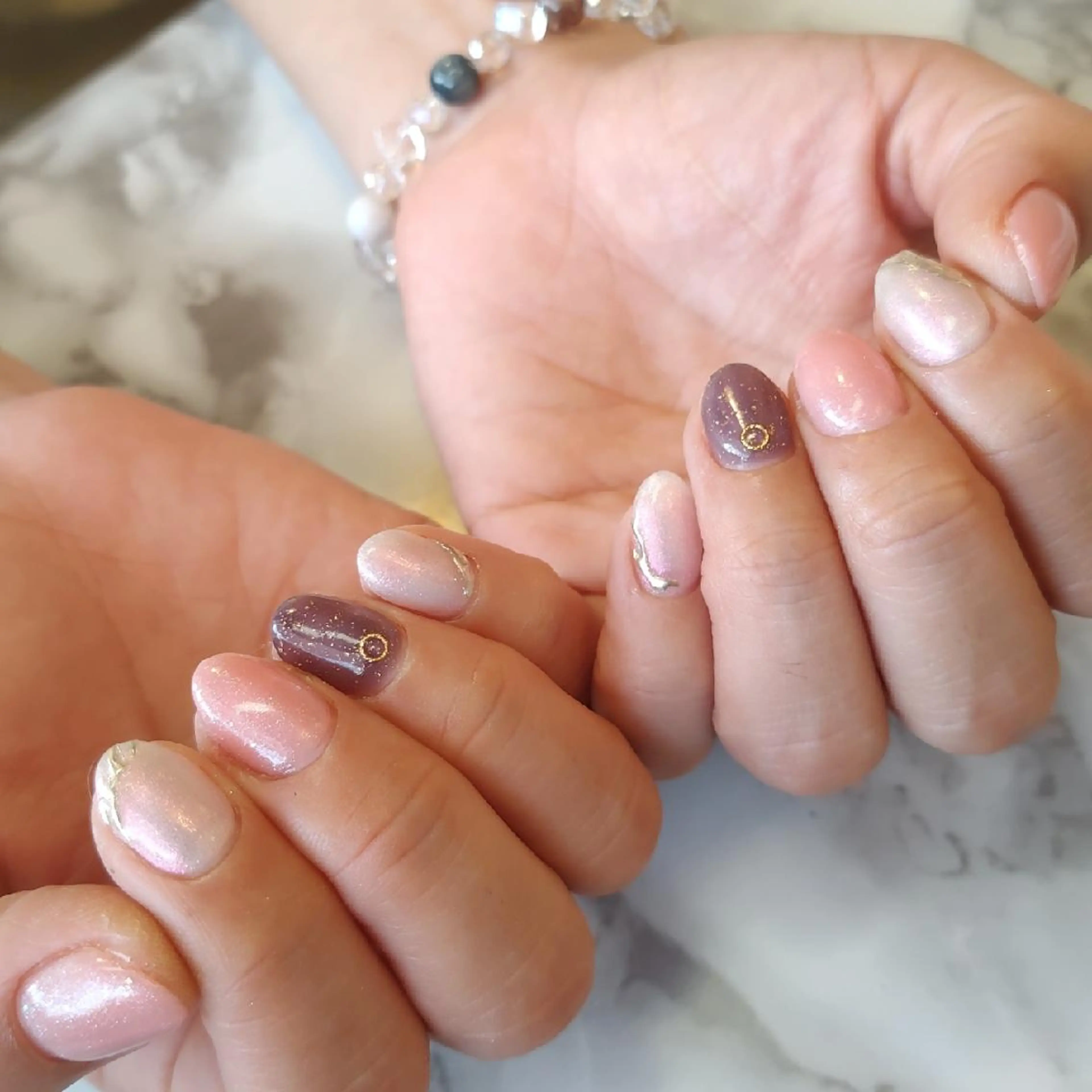 ネイル 春ネイル ジェヌインネイル 河内のネイルデザイン