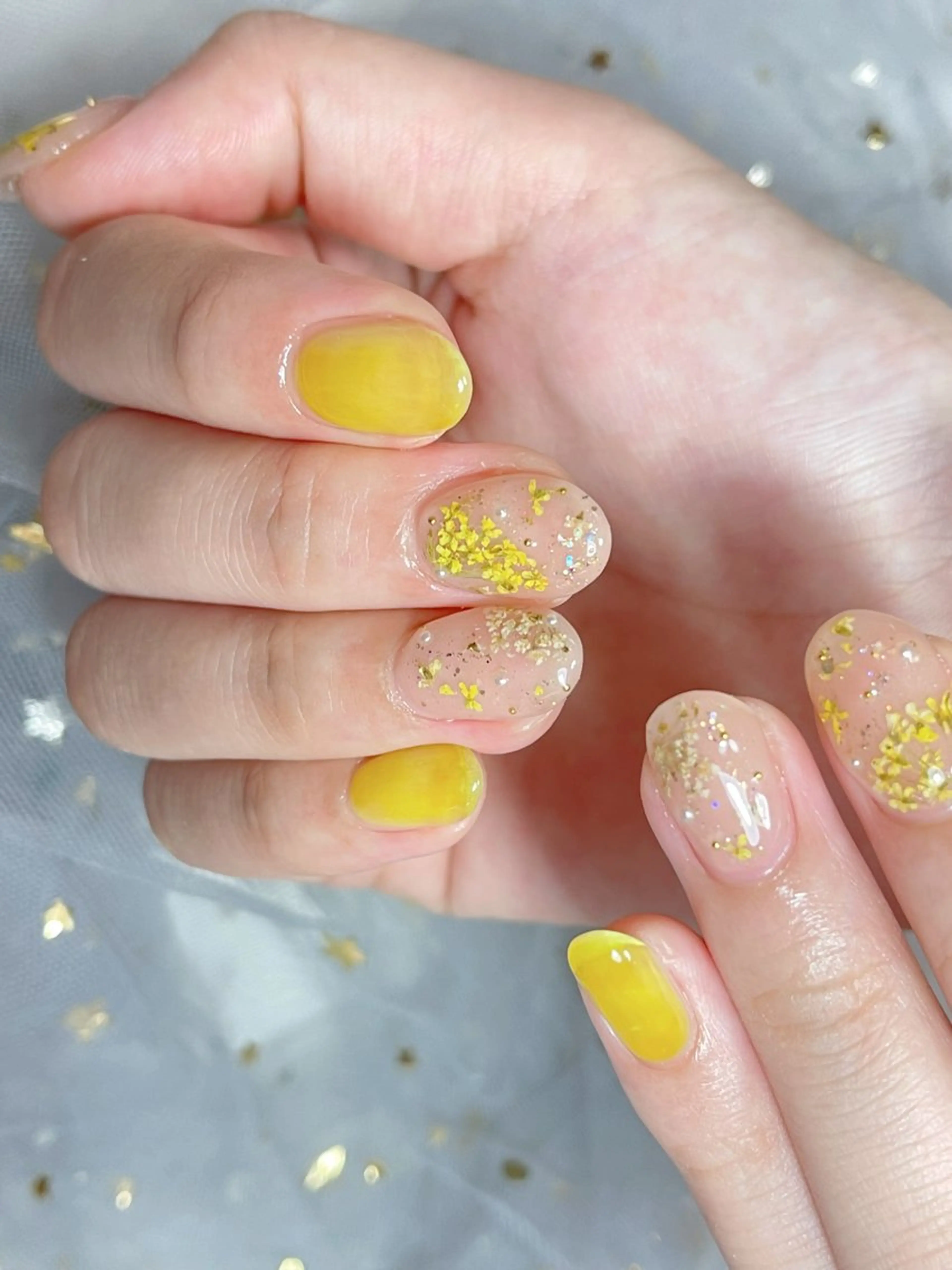 ネイル ハンドネイル 🎀ネイルサロン エクラYUI🎀のネイルデザイン