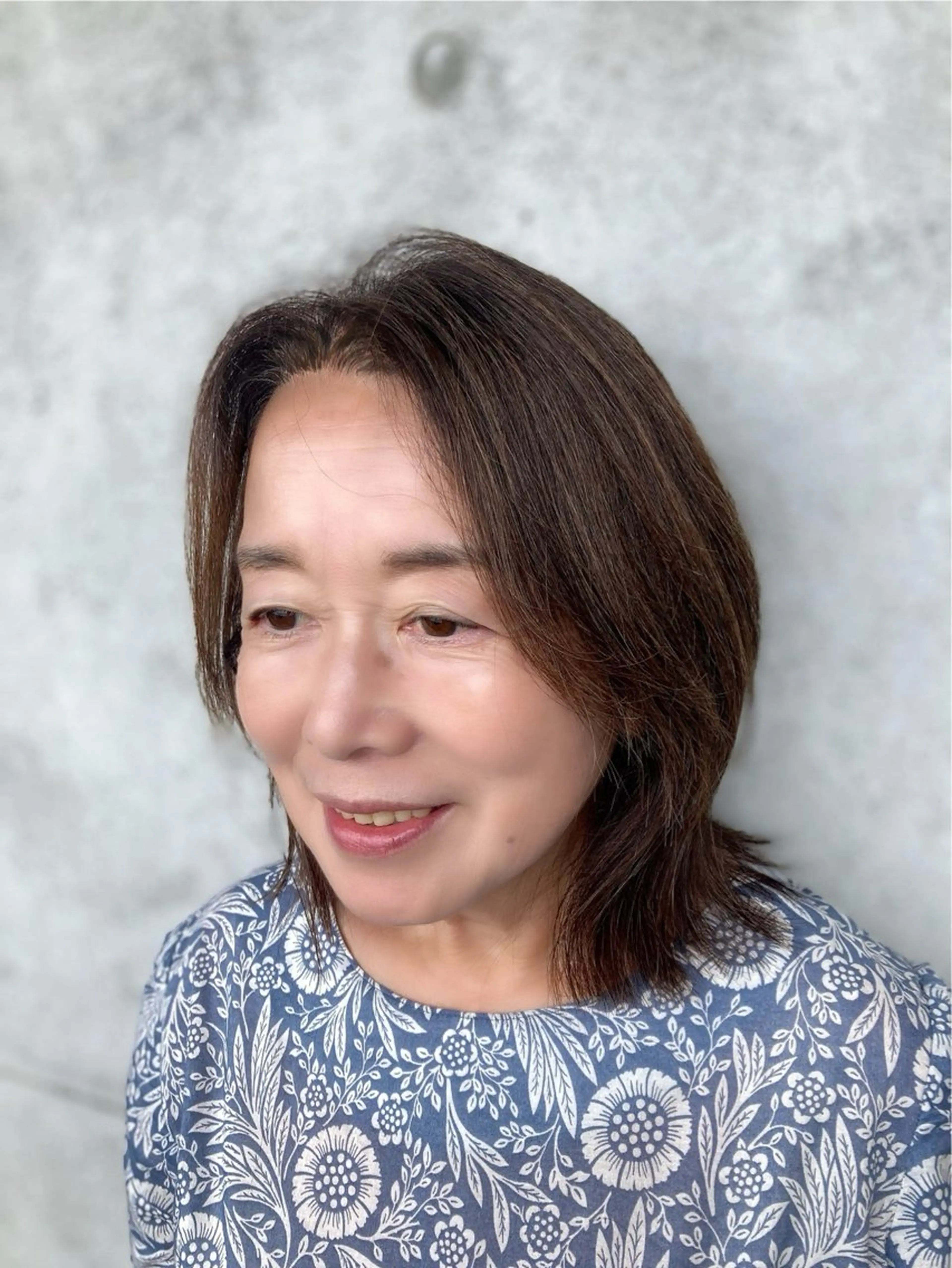 ミディアム カラー 縮毛矯正 🌙似合わせ専門 照井🌙のヘアスタイル