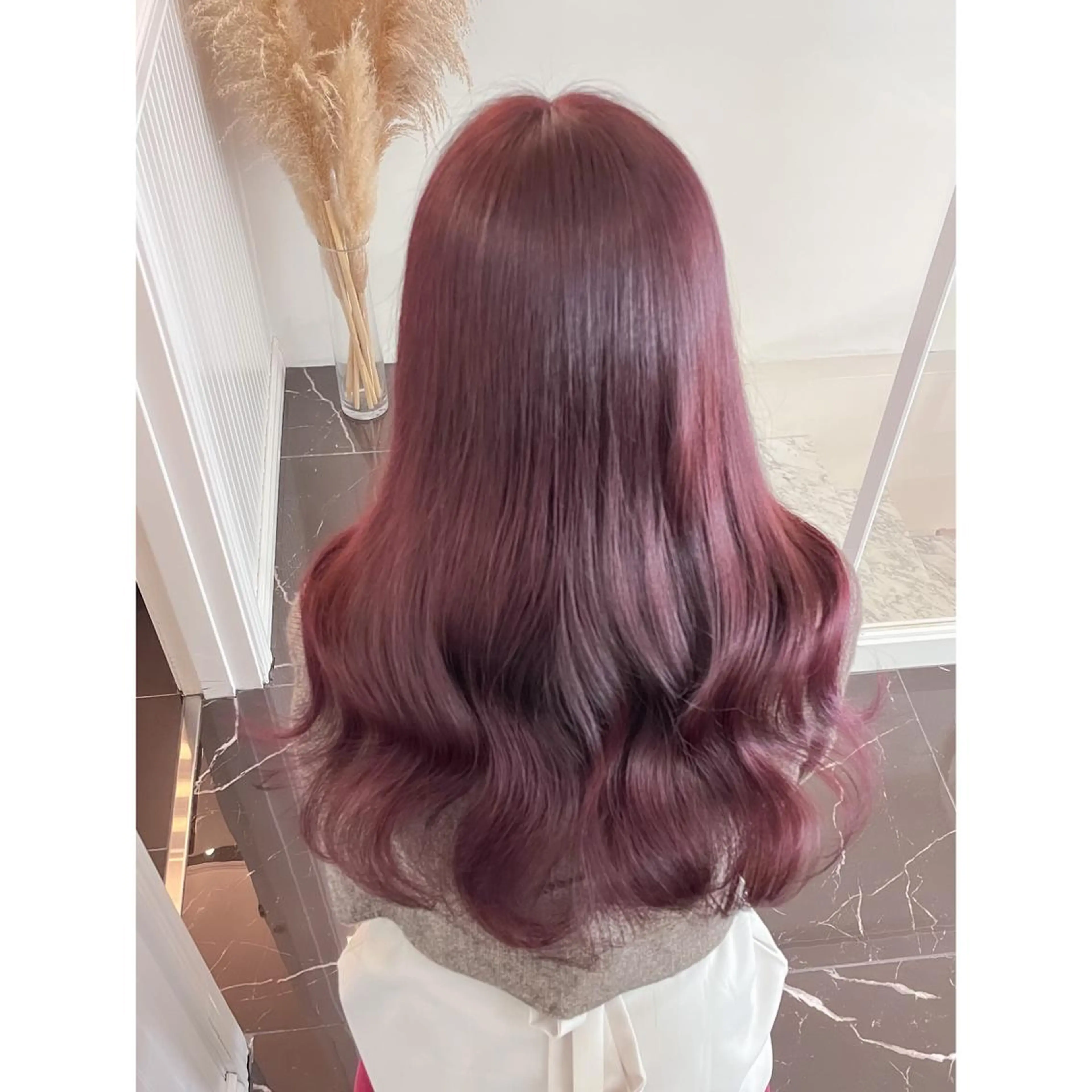 ロング カラー ブリーチ ヘアカラー miyu /トレンド カラー×艶髪のヘアスタイル