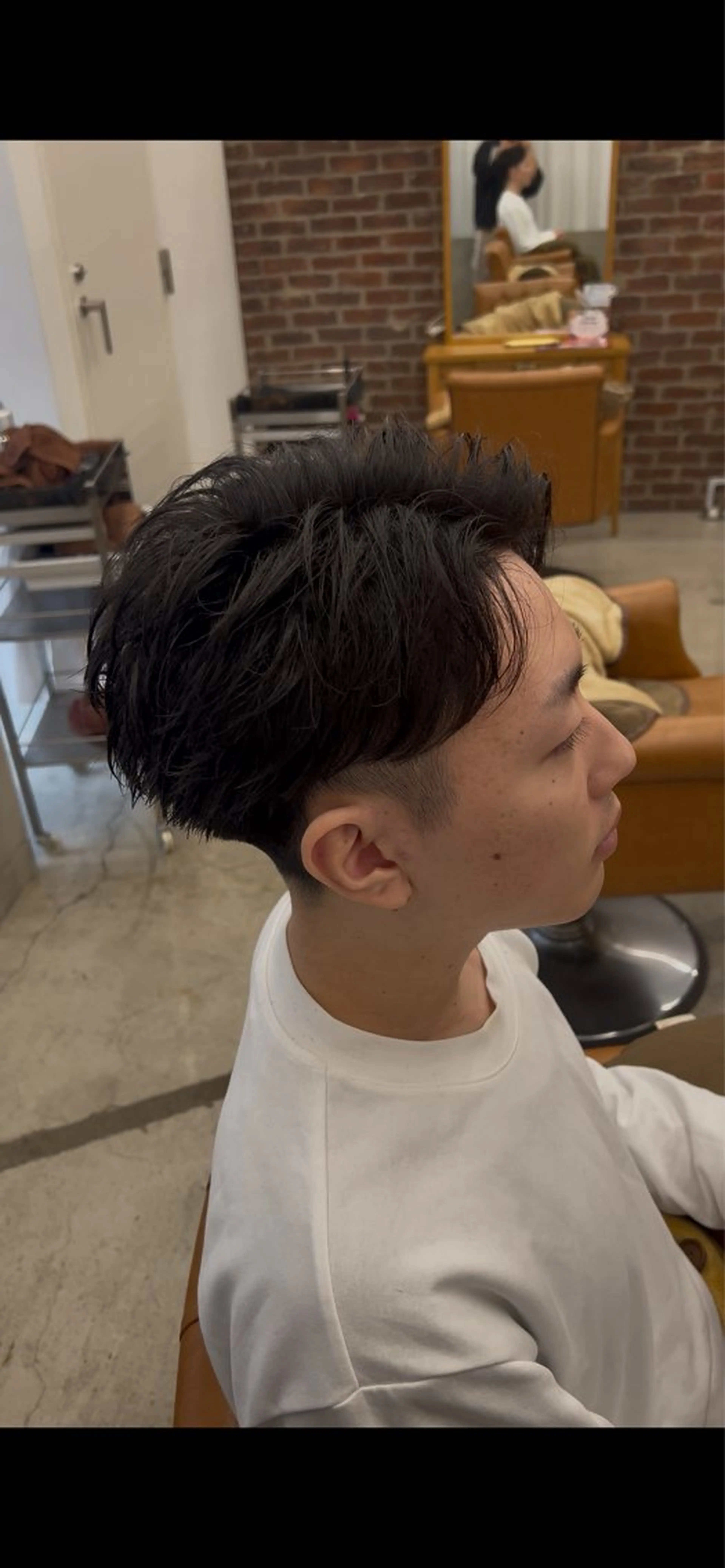 ミディアム カット tomoメンズ特化 /パーマ/カットのヘアスタイル