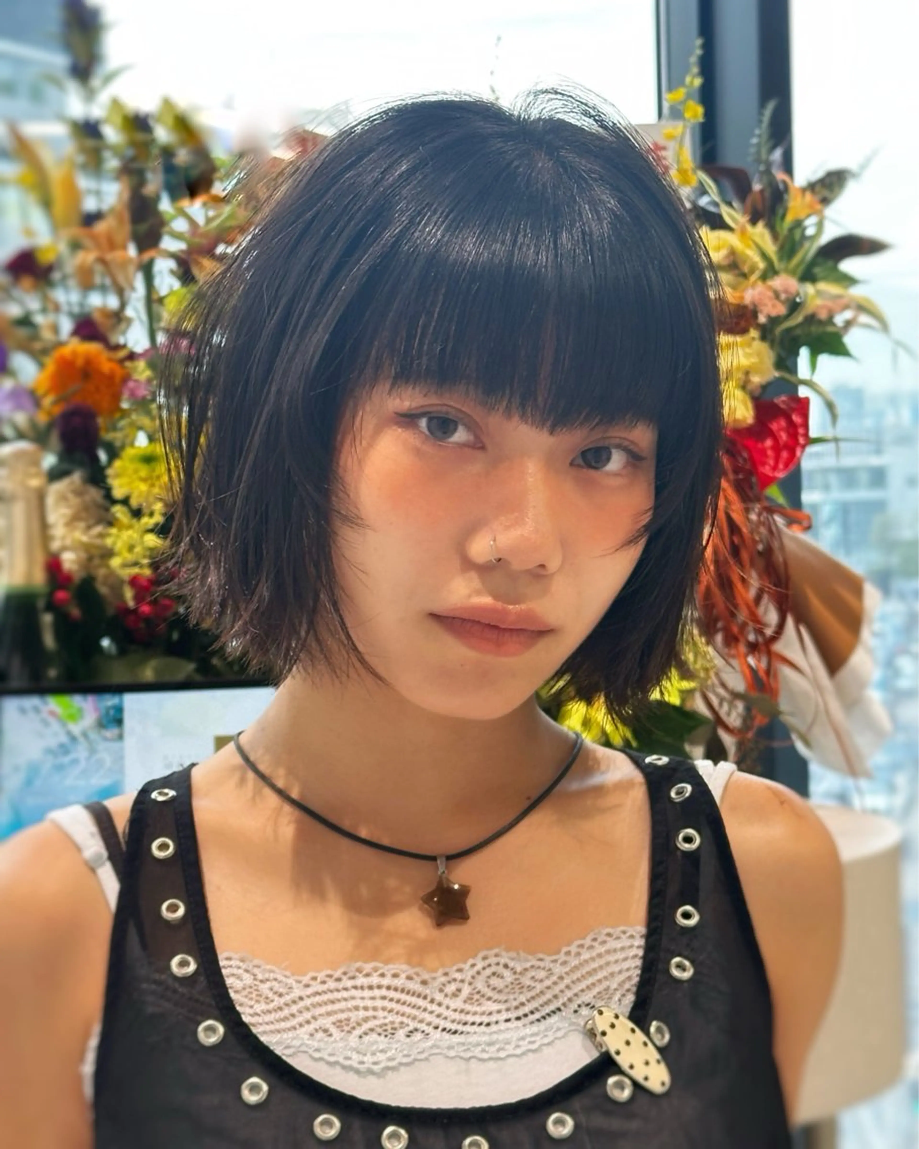 ミディアム カット ヘアカラー トリートメント 貴方以上に貴方の髪を 想う🌕野口昴夢のヘアスタイル