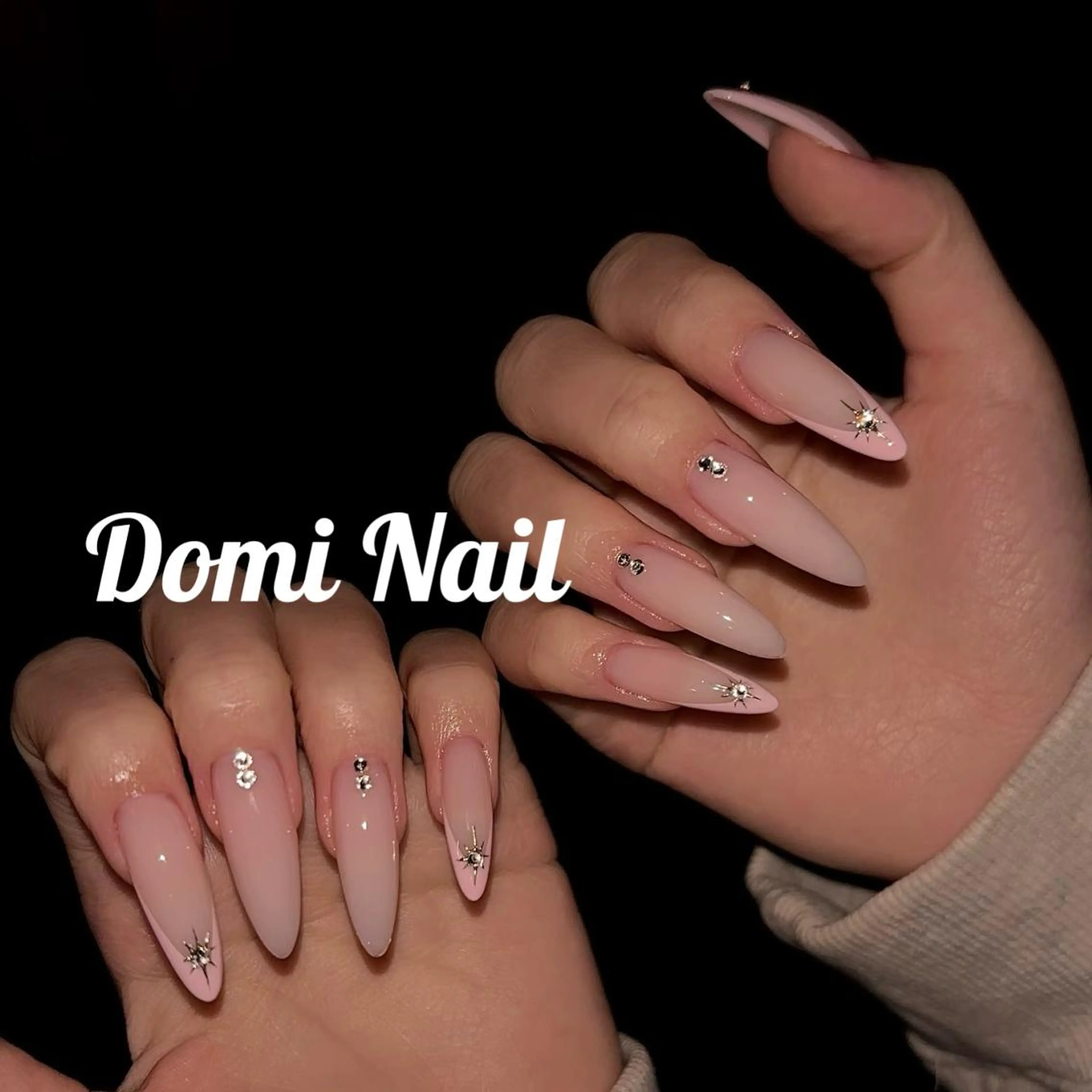 ネイル 持ち込み ネイルチップ ハンドネイル 渋谷 Domi Nailのネイルデザイン