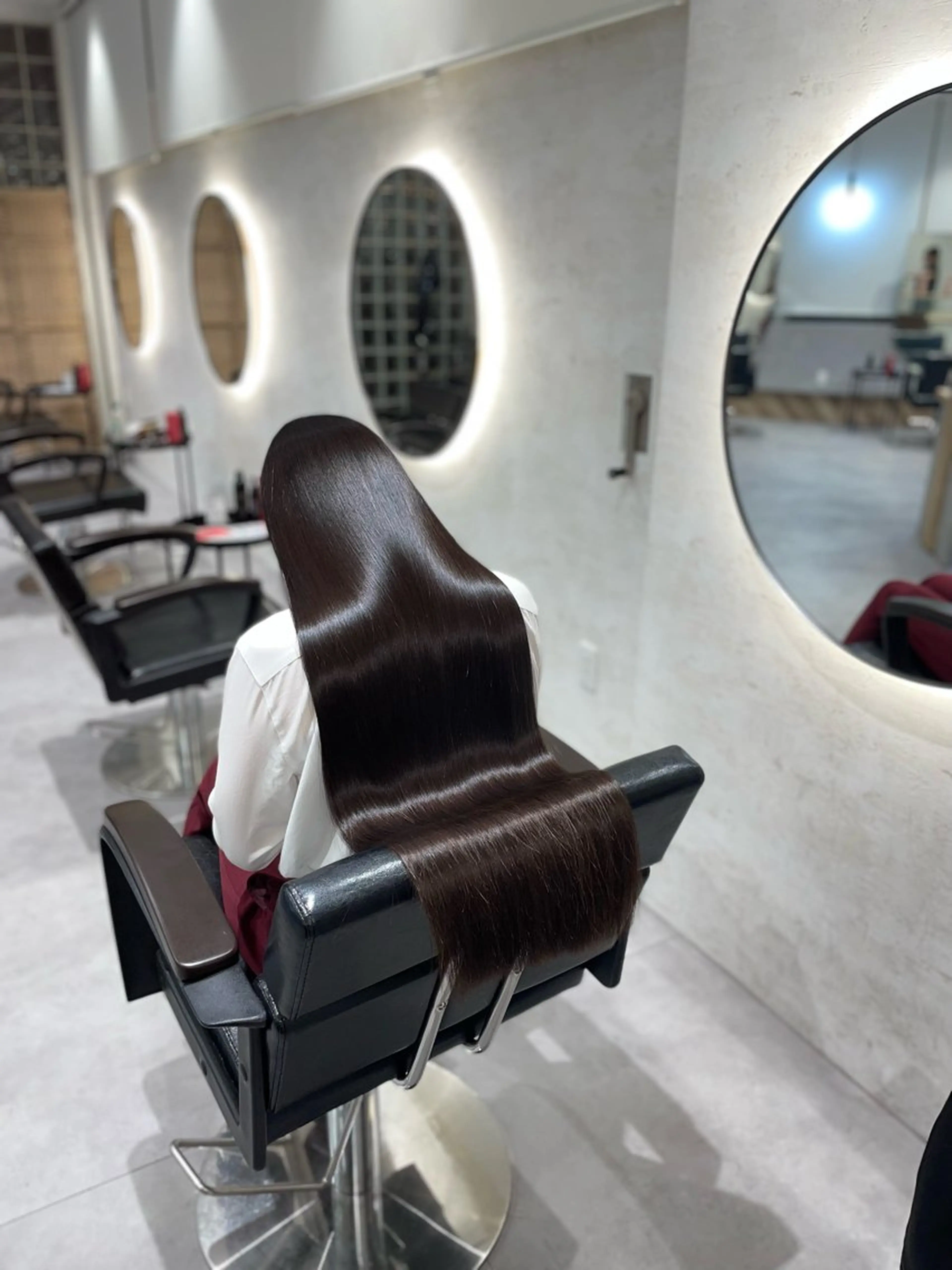 🩶美髪縮毛矯正+髪質改善トリートメント🩶【❤️‍🔥人気NO.1❤️‍🔥の激推しメニューです✨】の写真