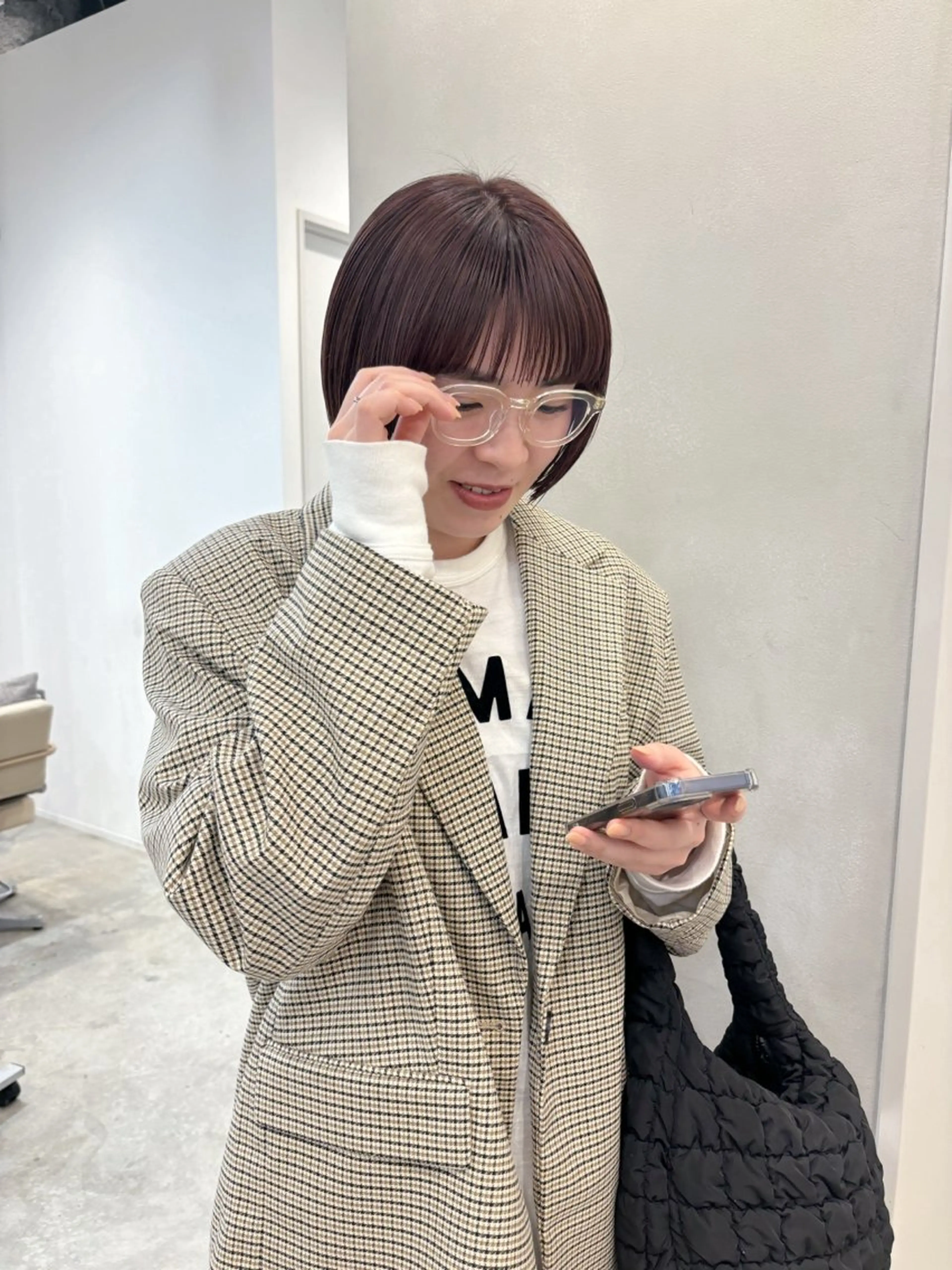 ショート 青木 優歩のヘアスタイル
