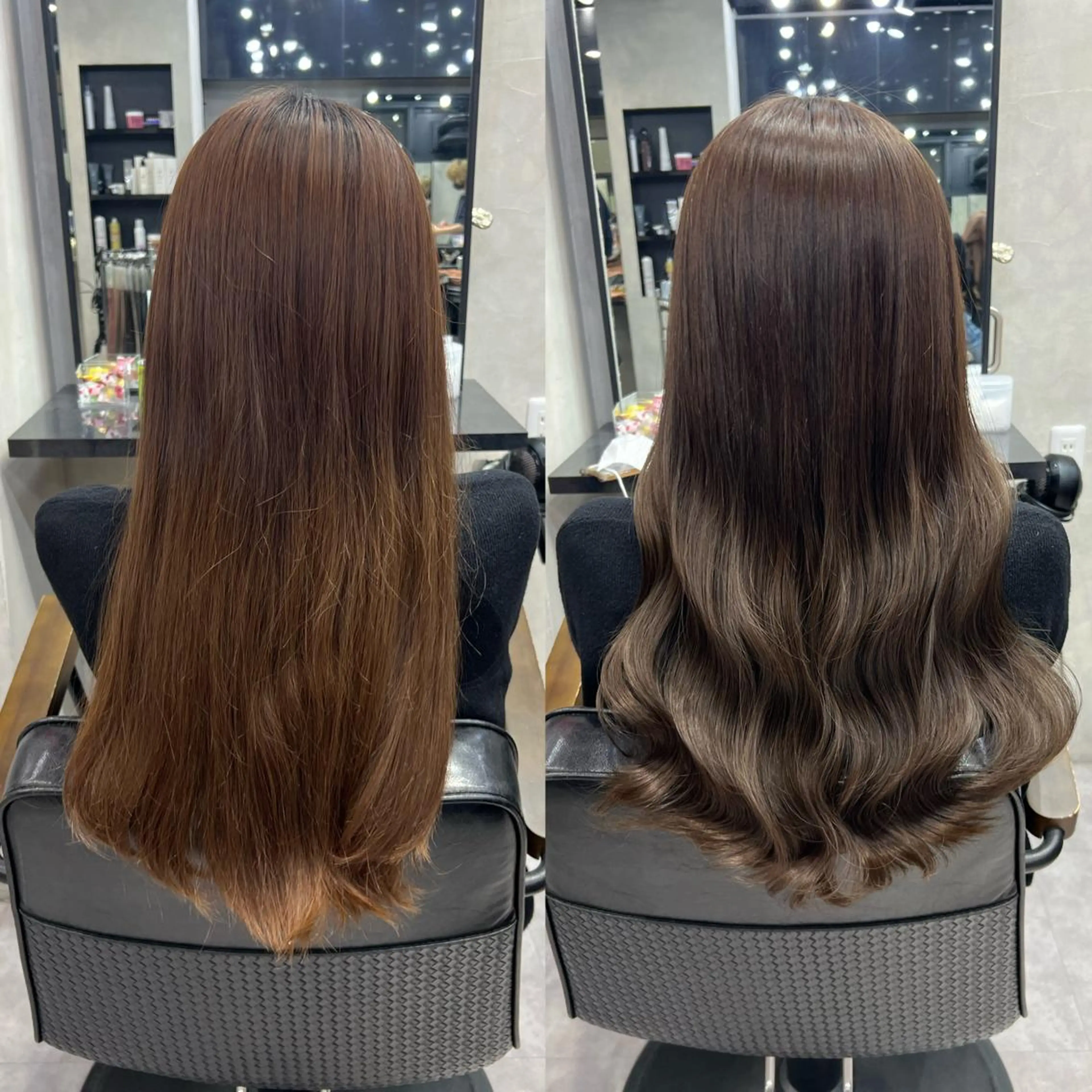 ロング カラー ヘアアレンジ シールエクステ アディクシーカラー アッシュ バレイヤージュ ベージュカラー カット ヘアカラー トリートメント ar+ ❤︎ maiのヘアスタイル