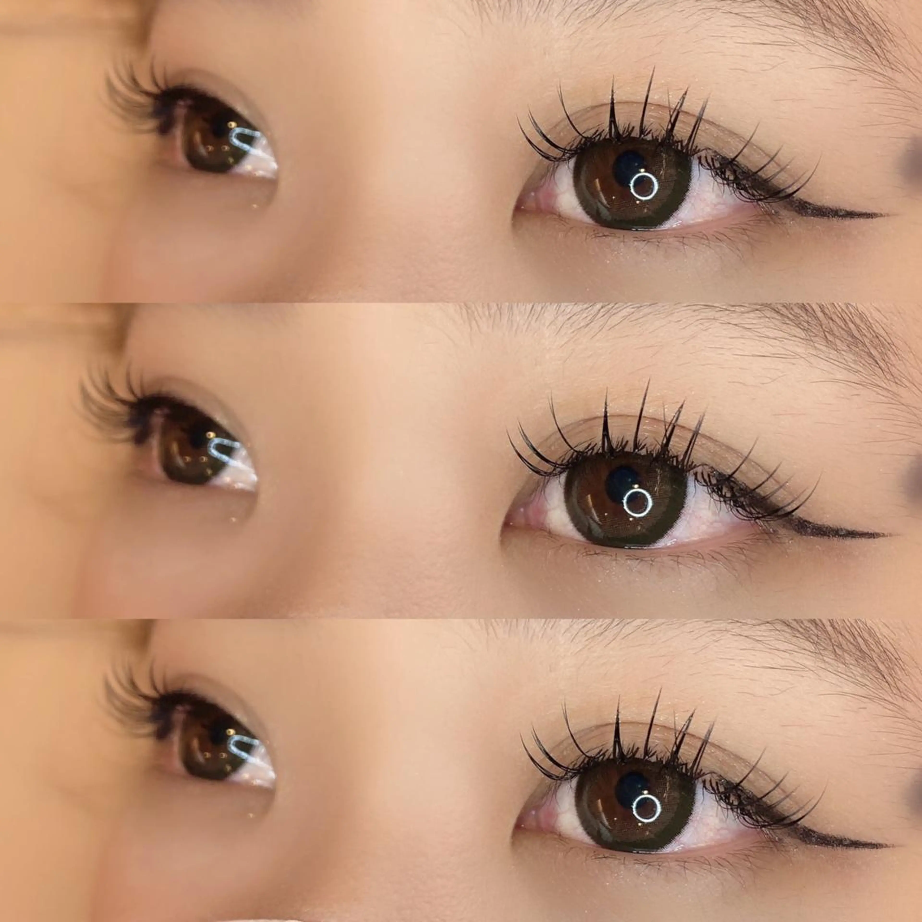 マツエク・マツパ フラットラッシュ miiia lashのマツエク・マツパデザイン