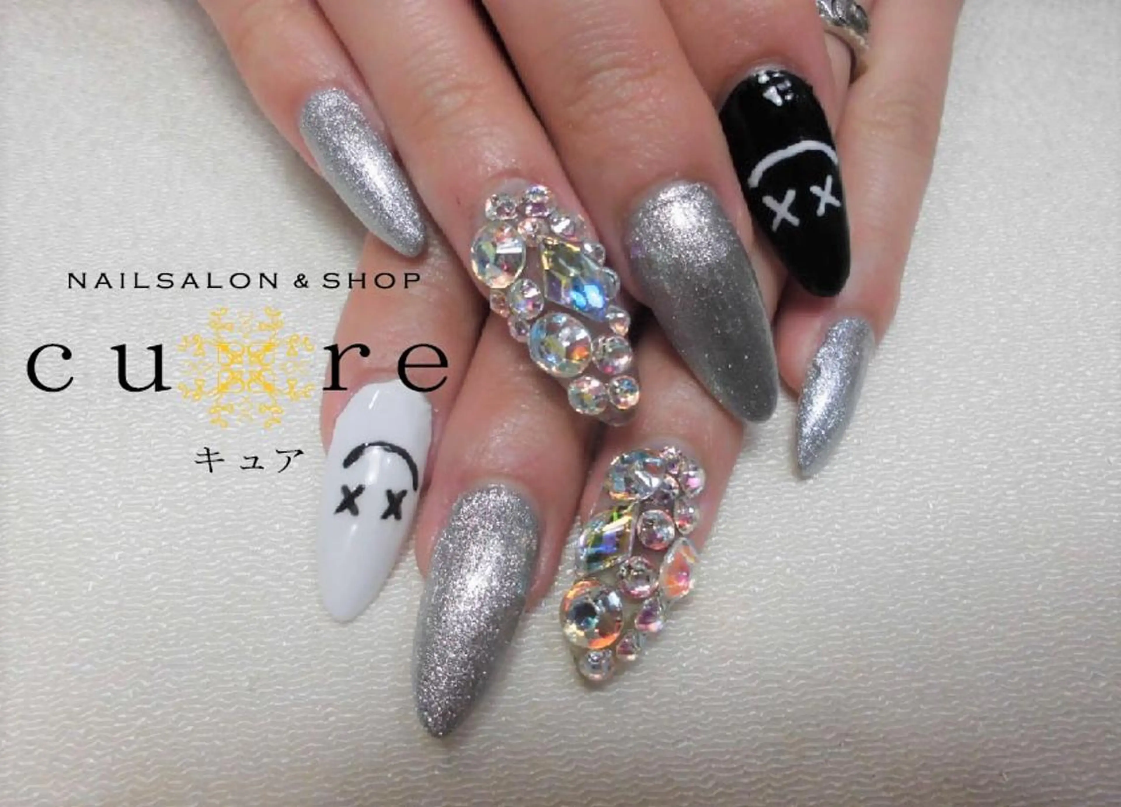 ロング ネイル ネイルサロン Cureのネイルデザイン