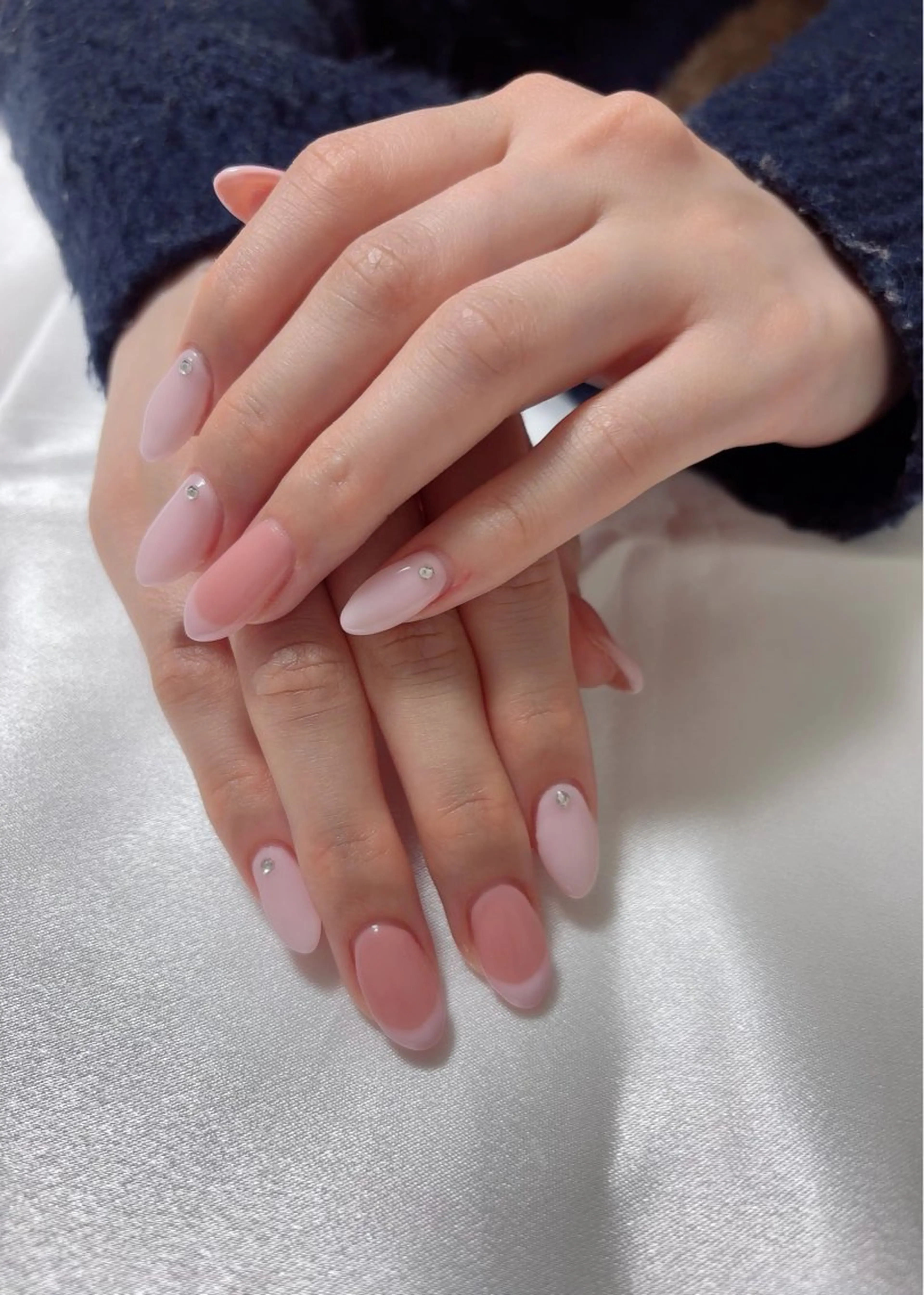 ネイル フレンチネイル ピンク nail lumièreのネイルデザイン