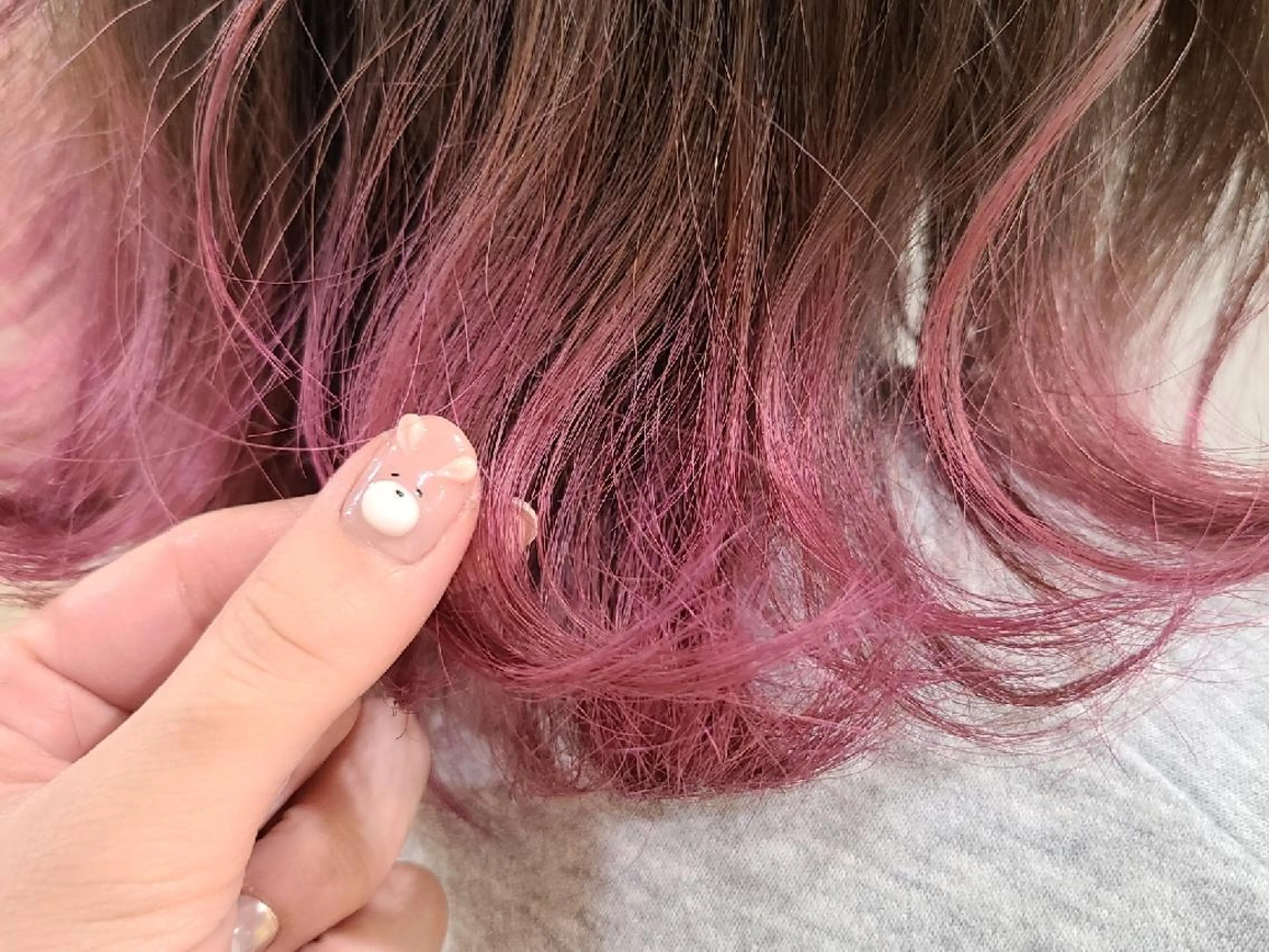 ミディアム 佐々木 美玖のヘアスタイル