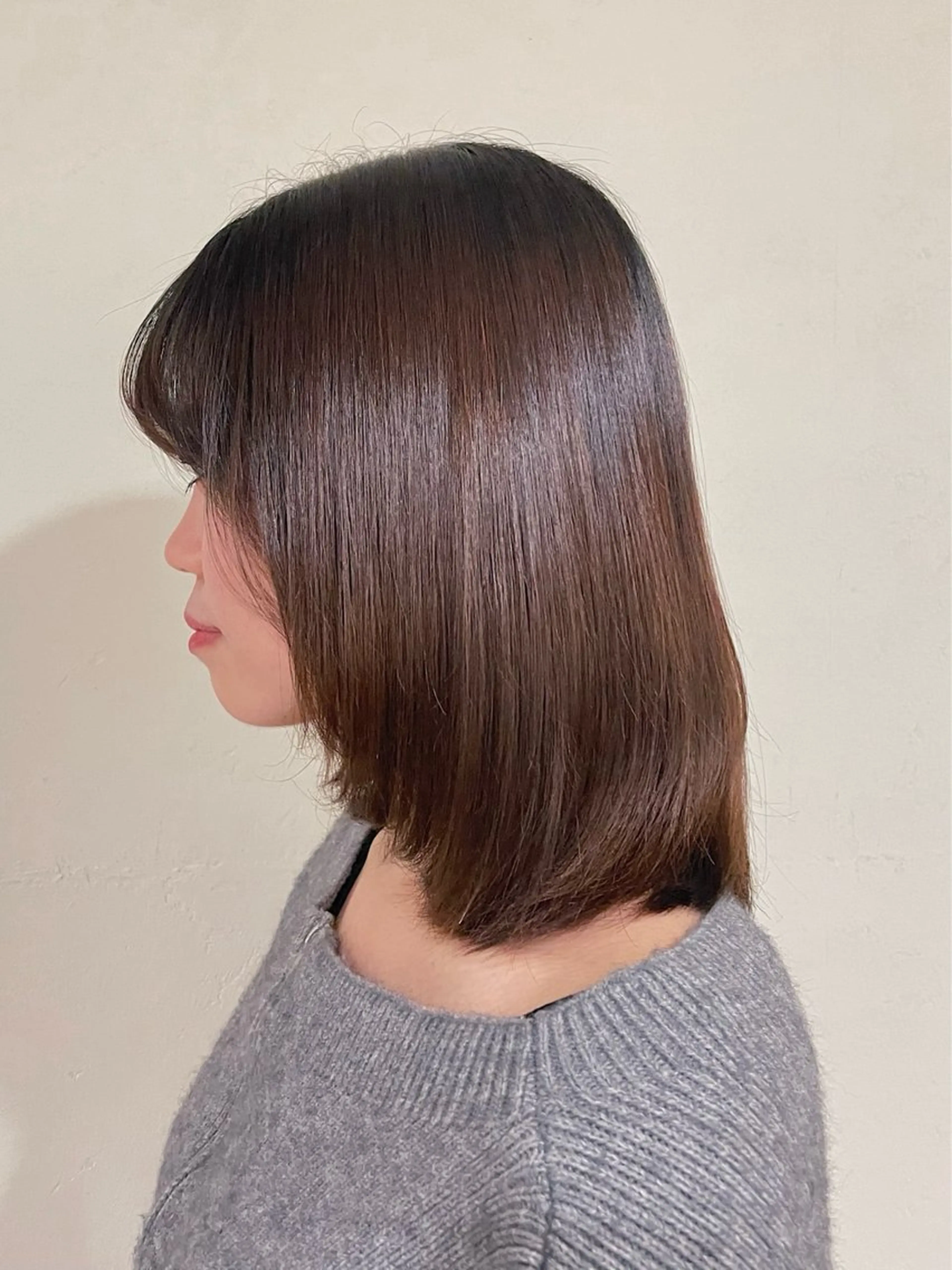 ミディアム パーマ ミディアムパーマ ヘアカラー パーマ 縮毛矯正 トリートメント 大阪/梅田すぐ /パーマ落とし専門店のヘアスタイル