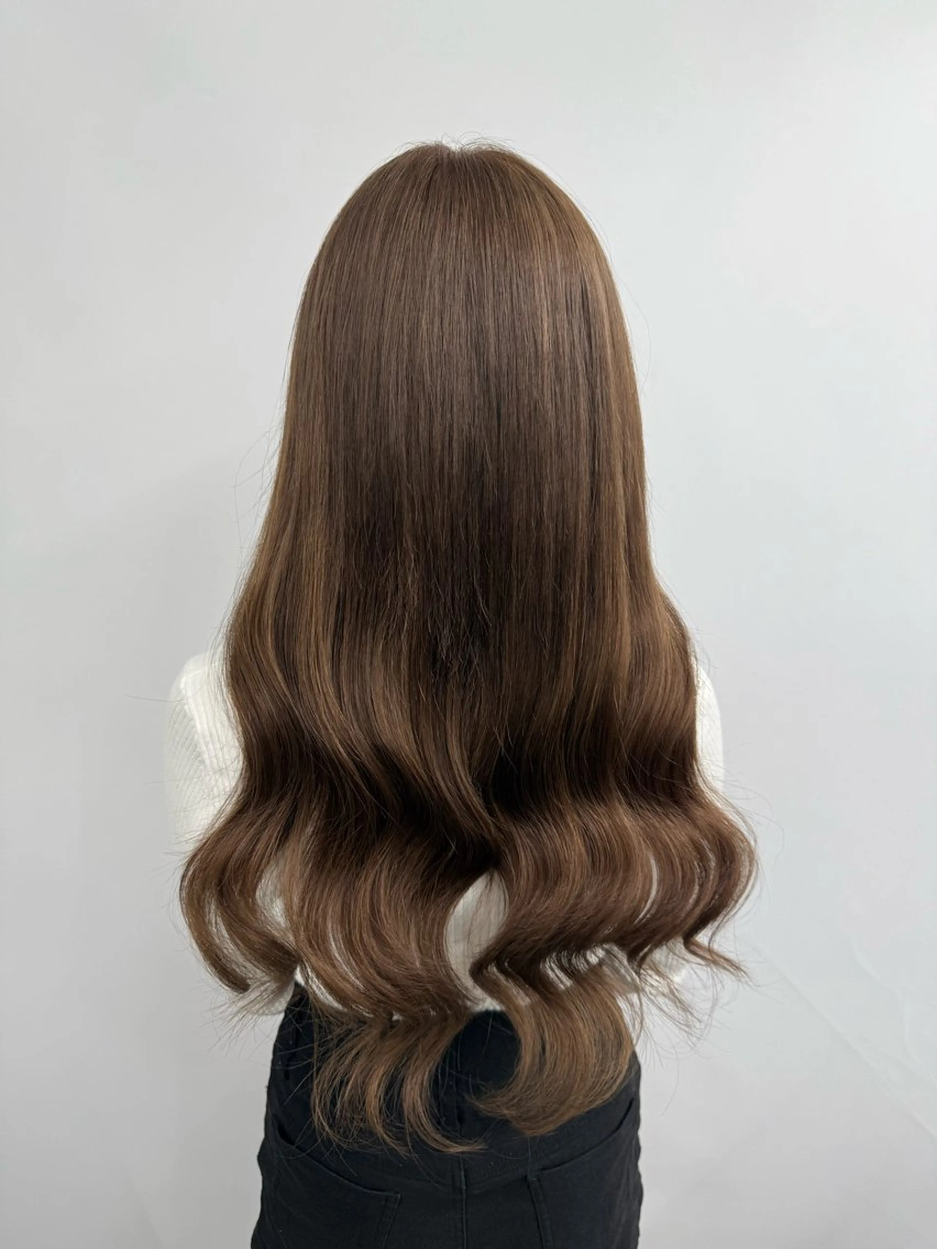 ロング カラー カット ヘアカラー エクステ 𝙃𝘼𝙍𝙐🎀 韓国×エクステのヘアスタイル
