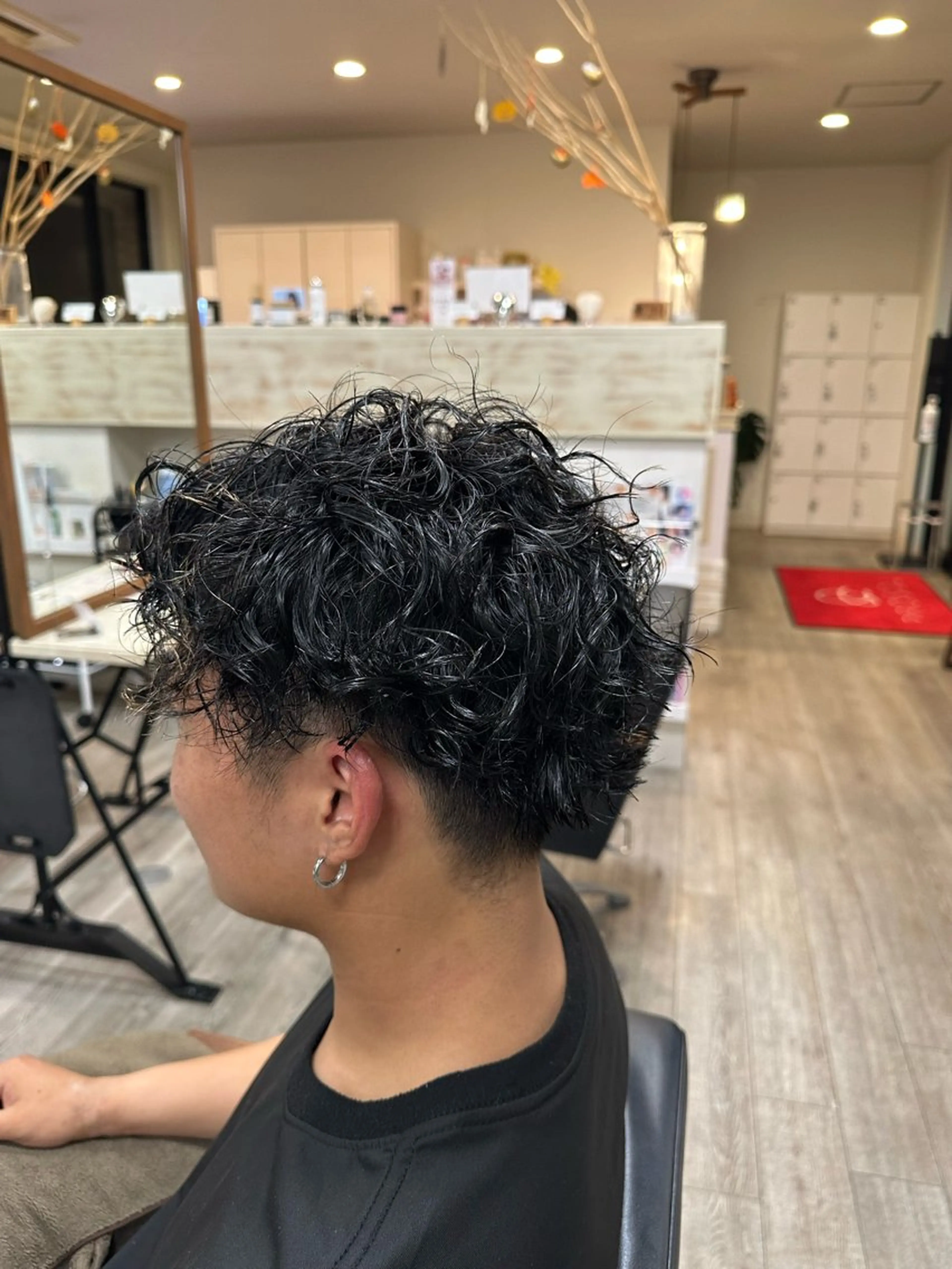 パーマ メンズ 森本 美音のヘアスタイル