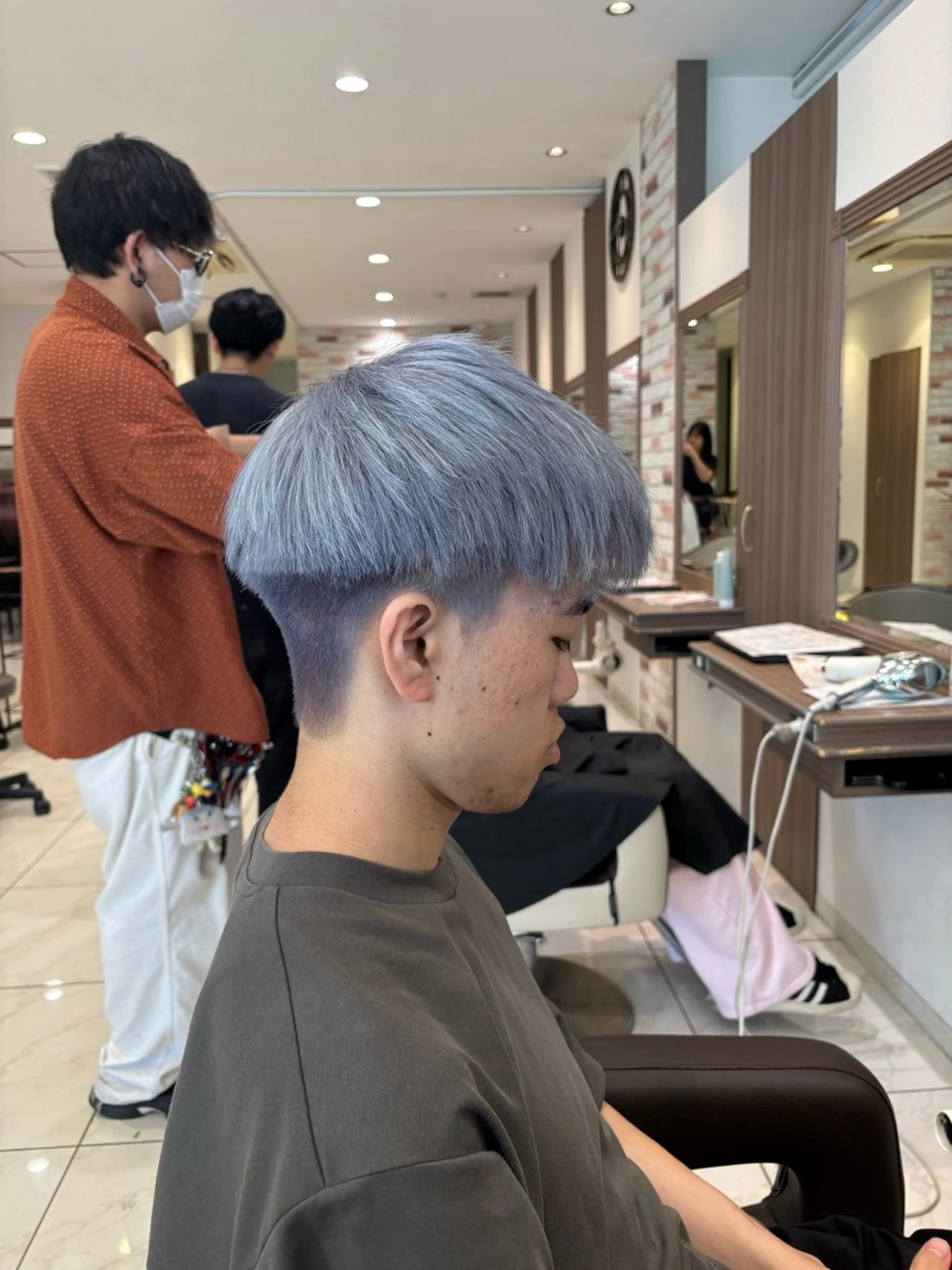 カラー メンズ ヘアカラー 山田玲碧 🎀モデル募集中🎀のヘアスタイル