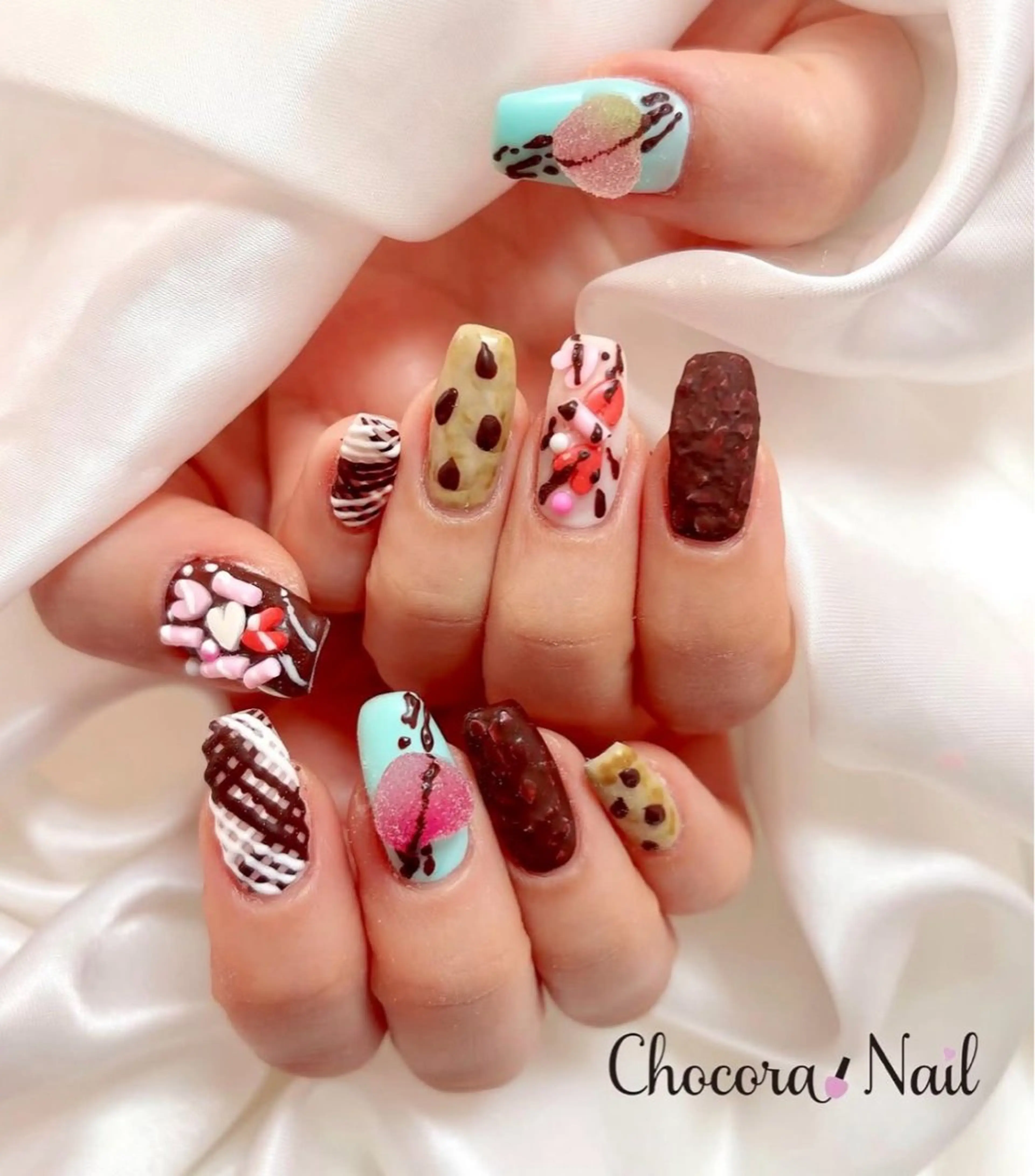ネイル ハンドネイル Chocora nail かおりのネイルデザイン