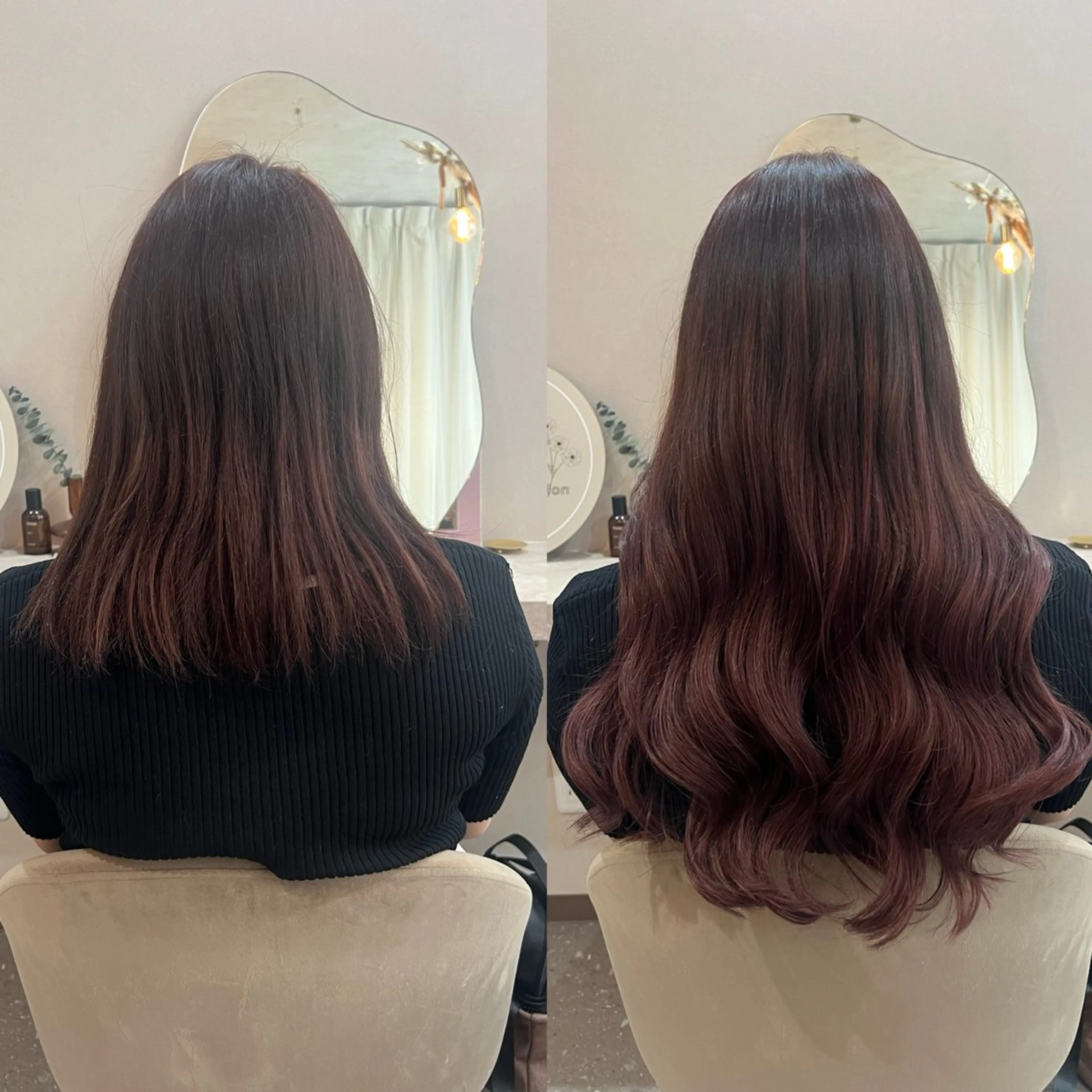 ミディアム Mila misakiのヘアスタイル