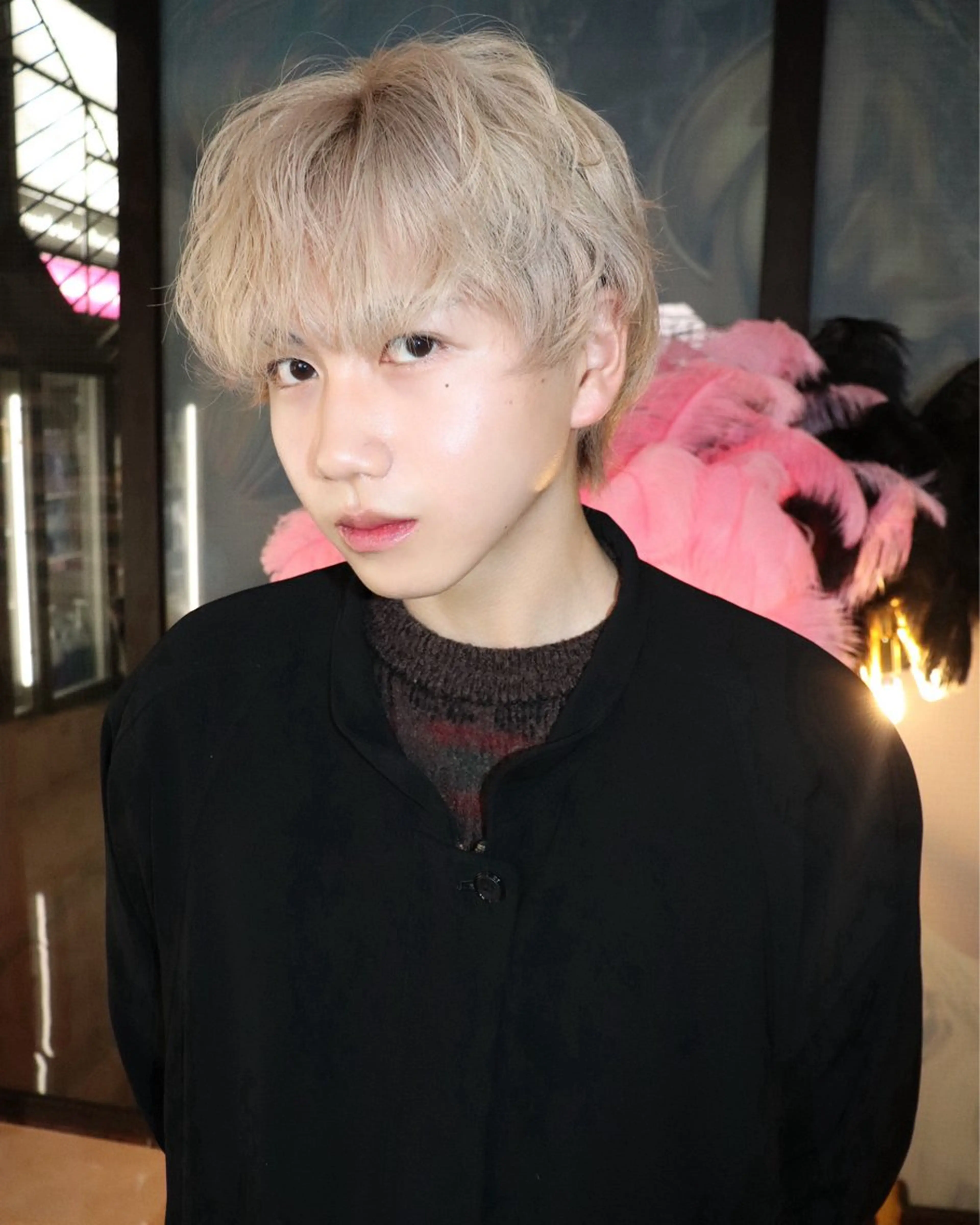 ショート カラー ヘアアレンジ メンズ ヘアカラー @kyoniyy KYONIのヘアスタイル