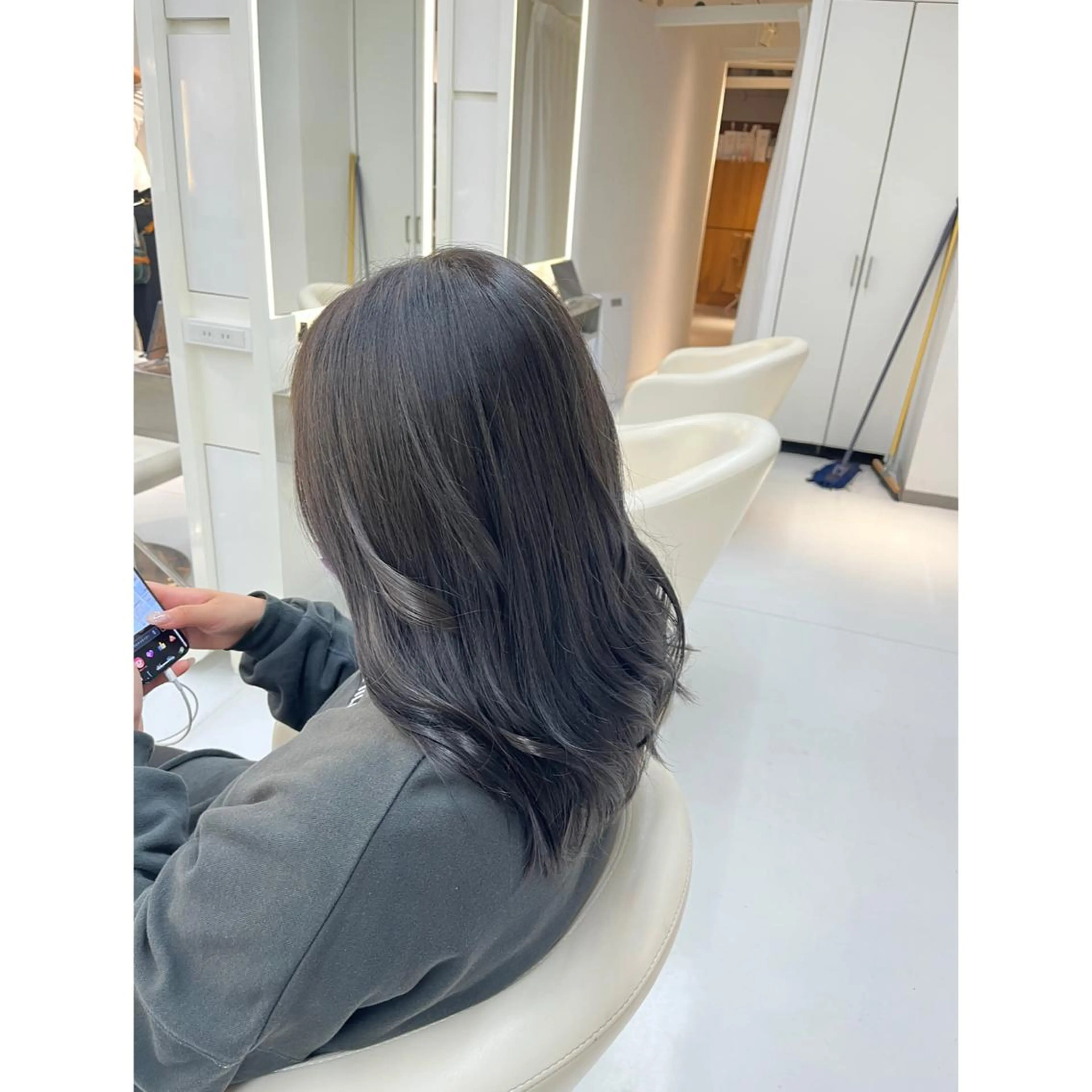 ミディアム 涼音 🫧前髪お助け美容師のヘアスタイル