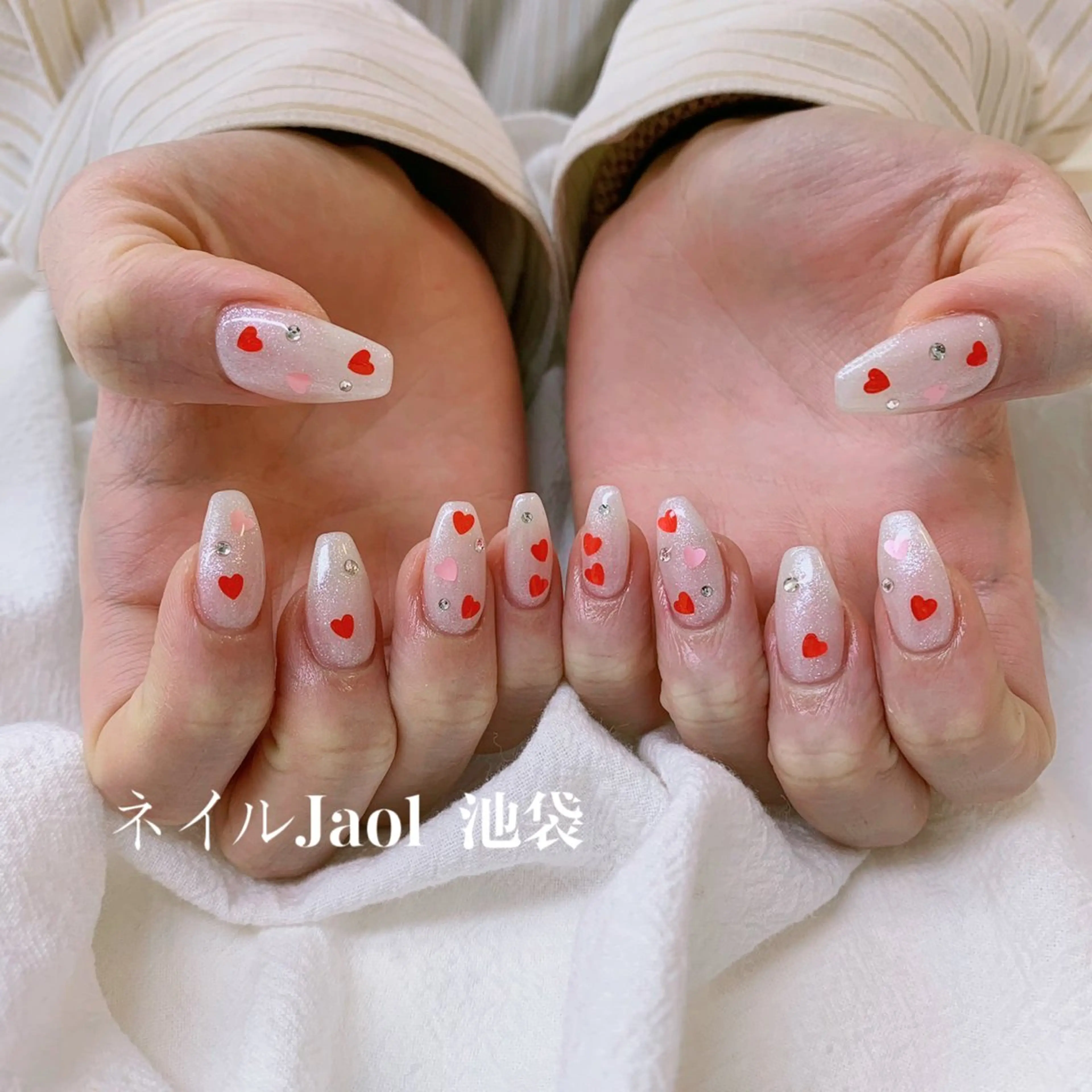 ロング ハンドネイル ネイルJaol 池袋のネイルデザイン