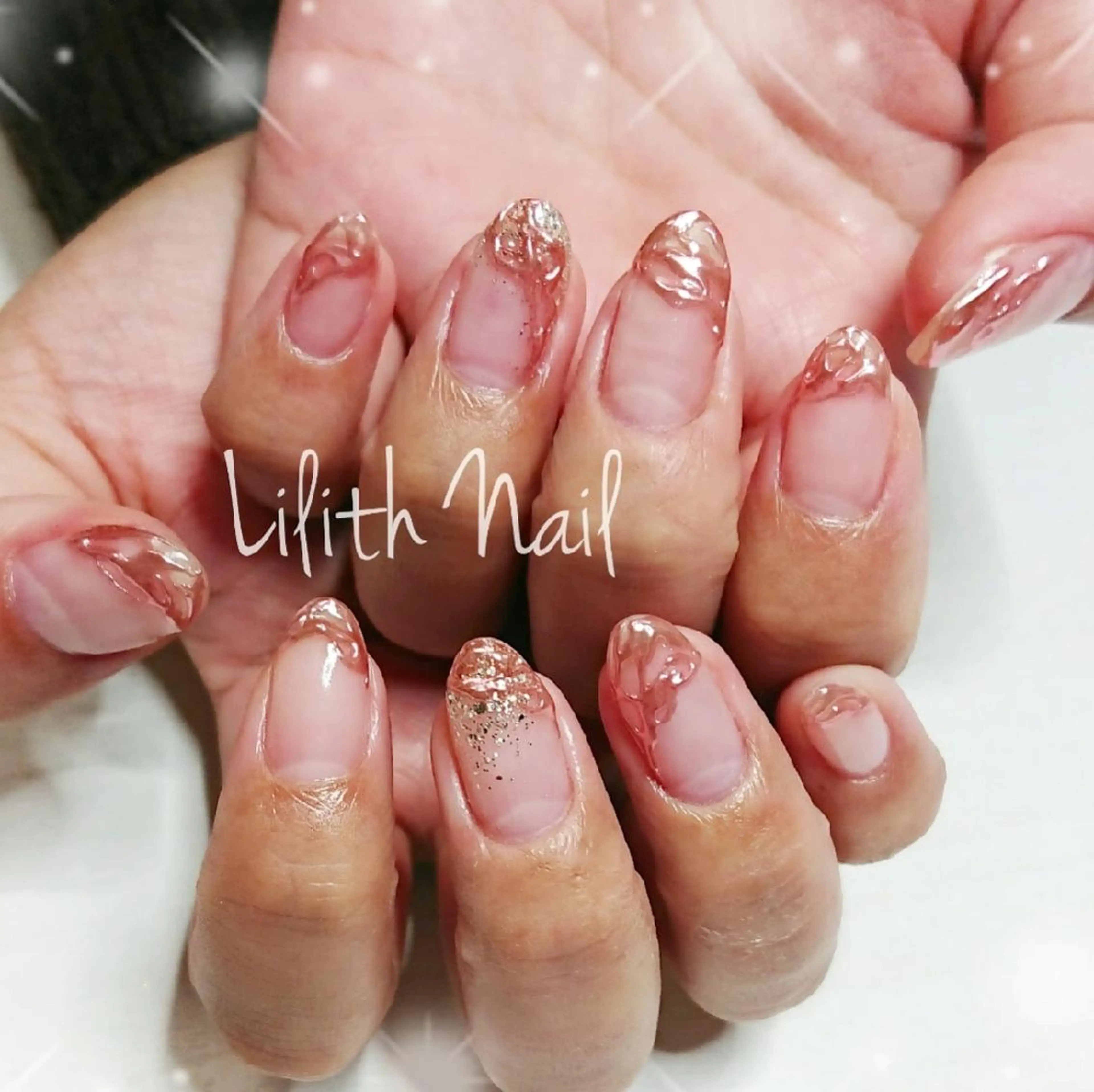 ネイル フレンチネイル ハンドネイル Lilith Nailのネイルデザイン