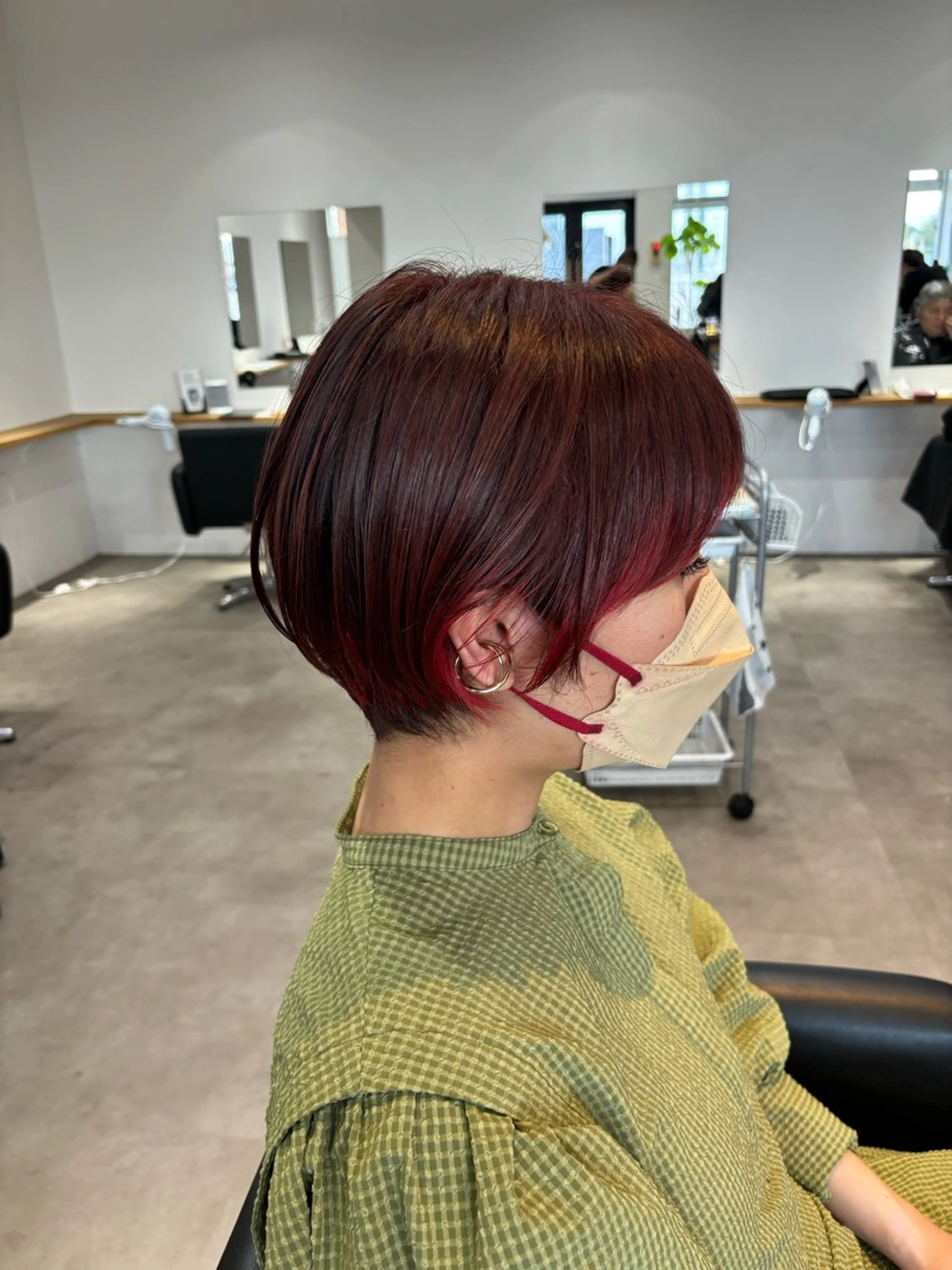 ショート ボブ 髪質改善 韓国風ヘア レイヤーカット ショートヘア ヘアカラー トリートメント rink / 髪質改善✖️レイヤーのヘアスタイル