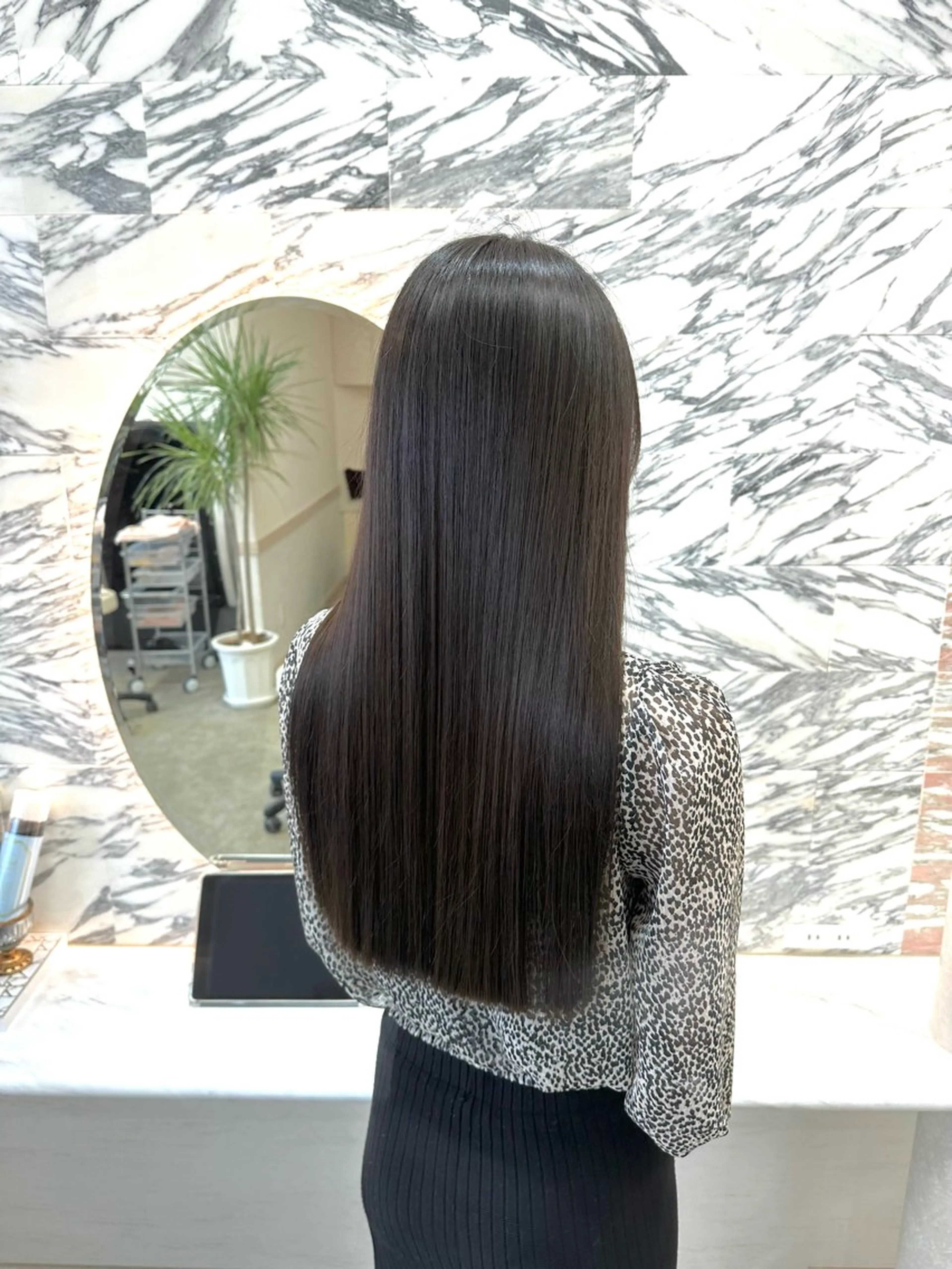 ロング 髪質改善 韓国風ヘア 縮毛矯正 カット 縮毛矯正 トリートメント 【代表】 高瀬慎也/縮毛矯正のヘアスタイル