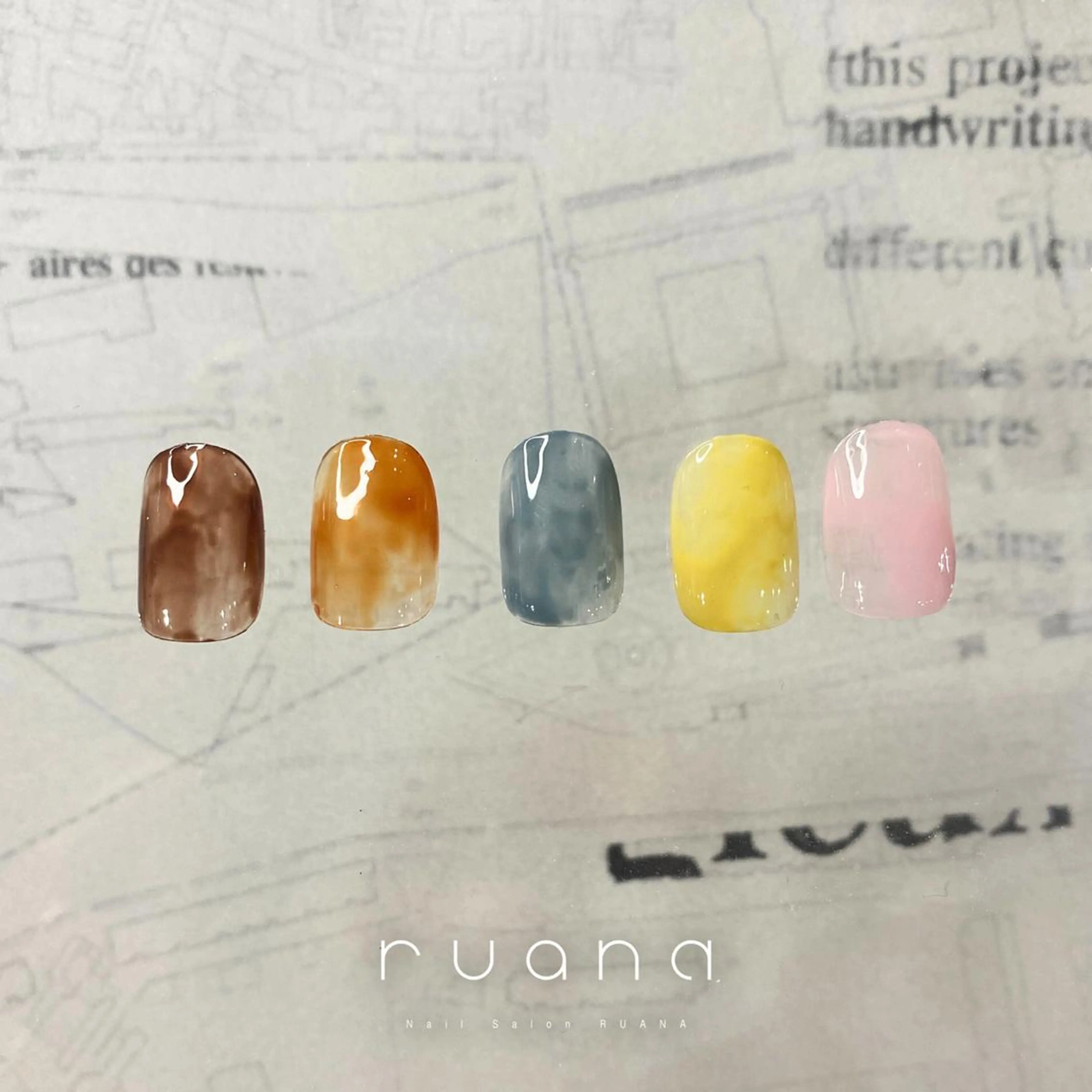 ネイル 藤元 日々和のネイルデザイン