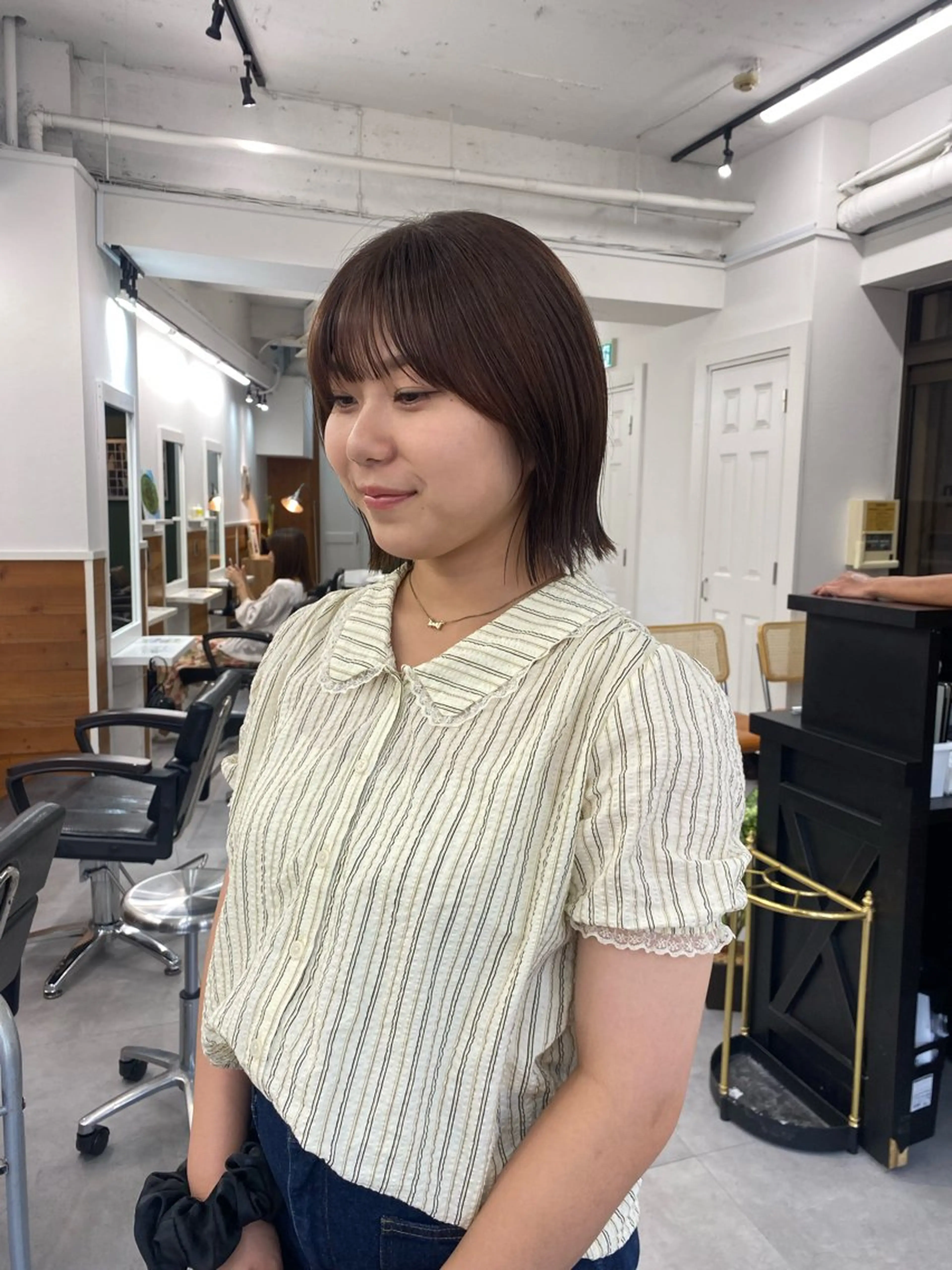 ショート カラー レイヤーボブ/ 艶カラー/サナ🌼のヘアスタイル