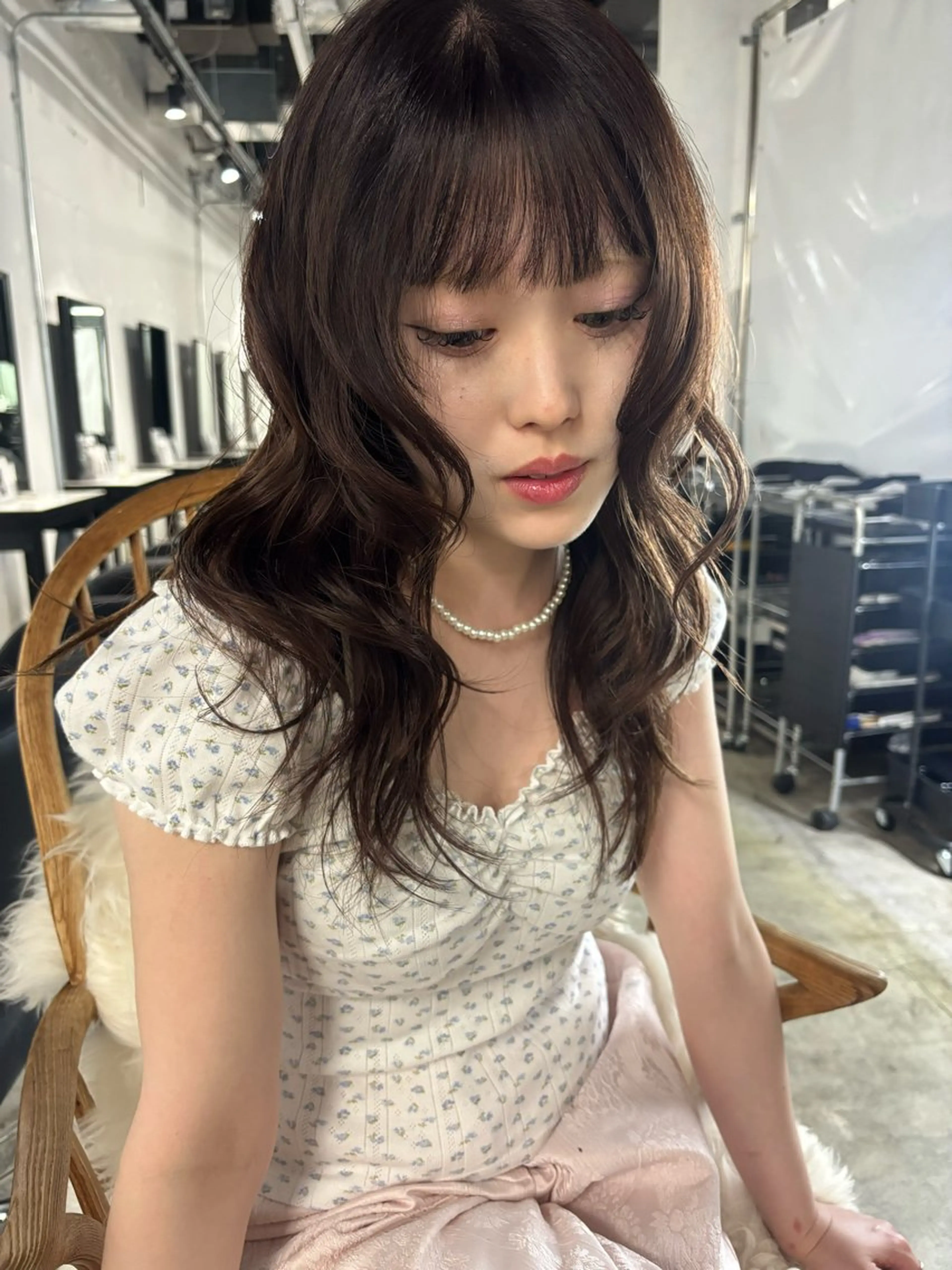 ロング カット ヘアカラー ⭐︎似合わせカラー /レイヤー✩momoのヘアスタイル