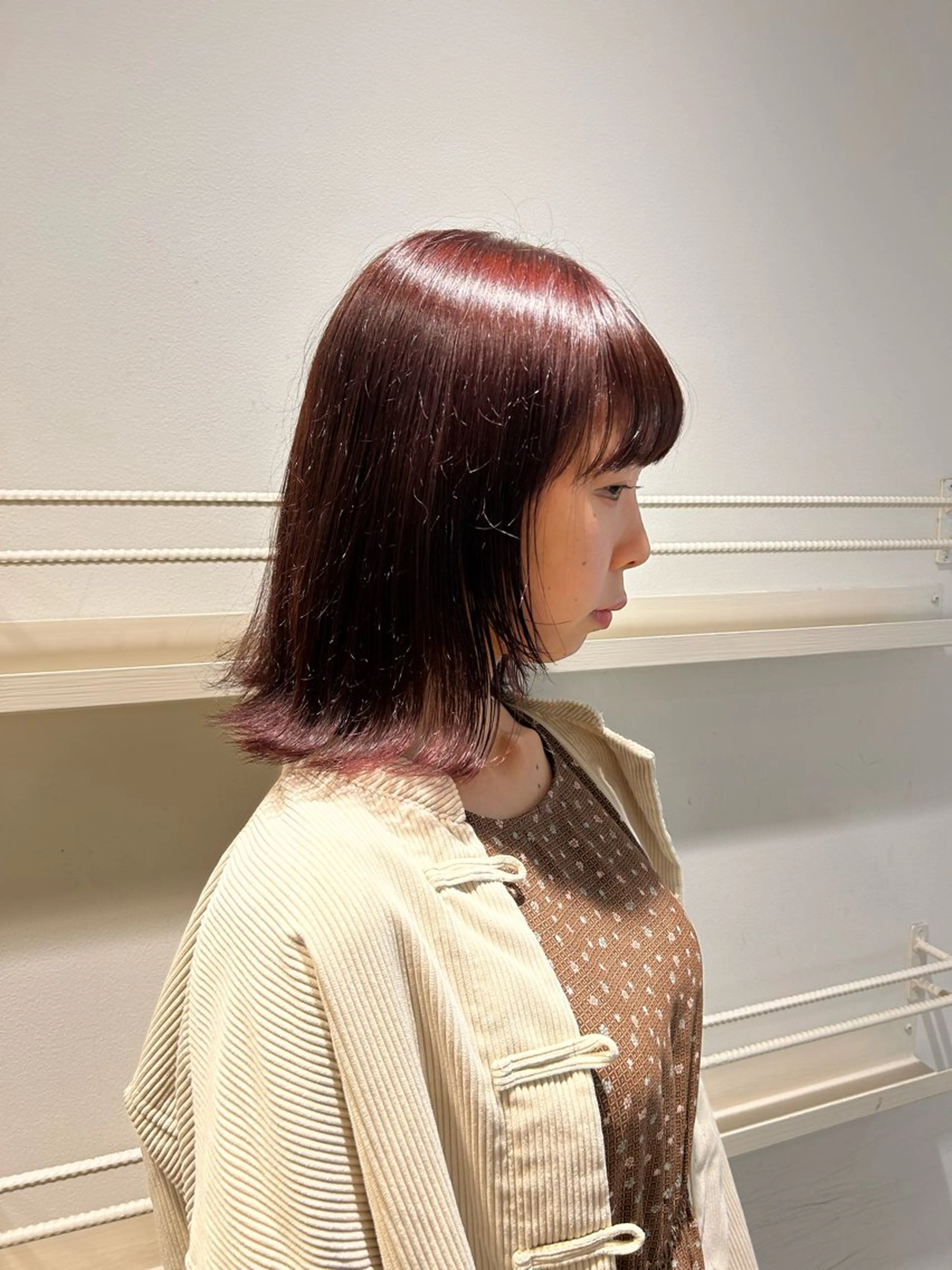 ミディアム はな ∕カットモデル募集中のヘアスタイル