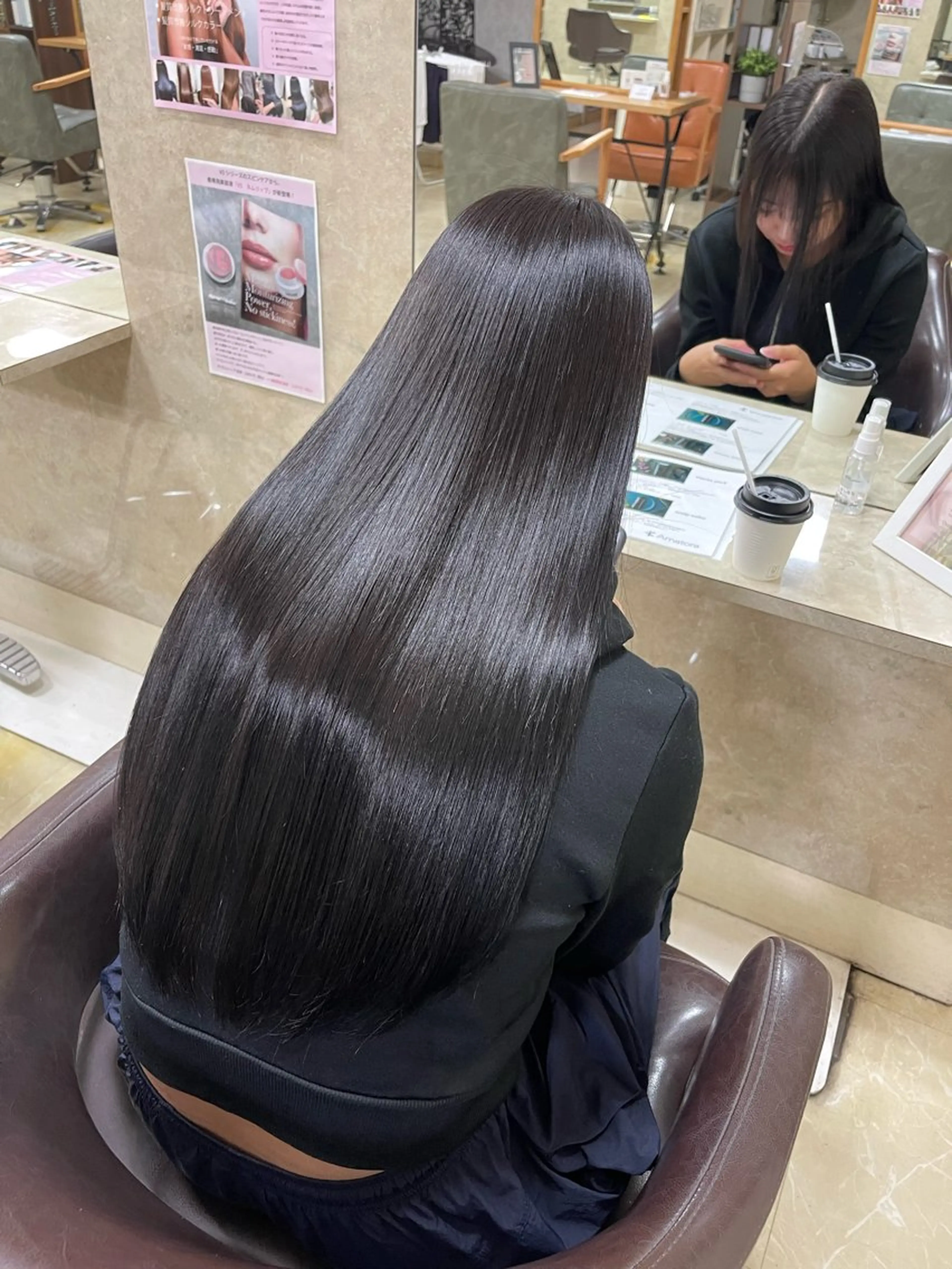ロング 縮毛矯正 縮毛・酸性ストレート 特化のヘアスタイル
