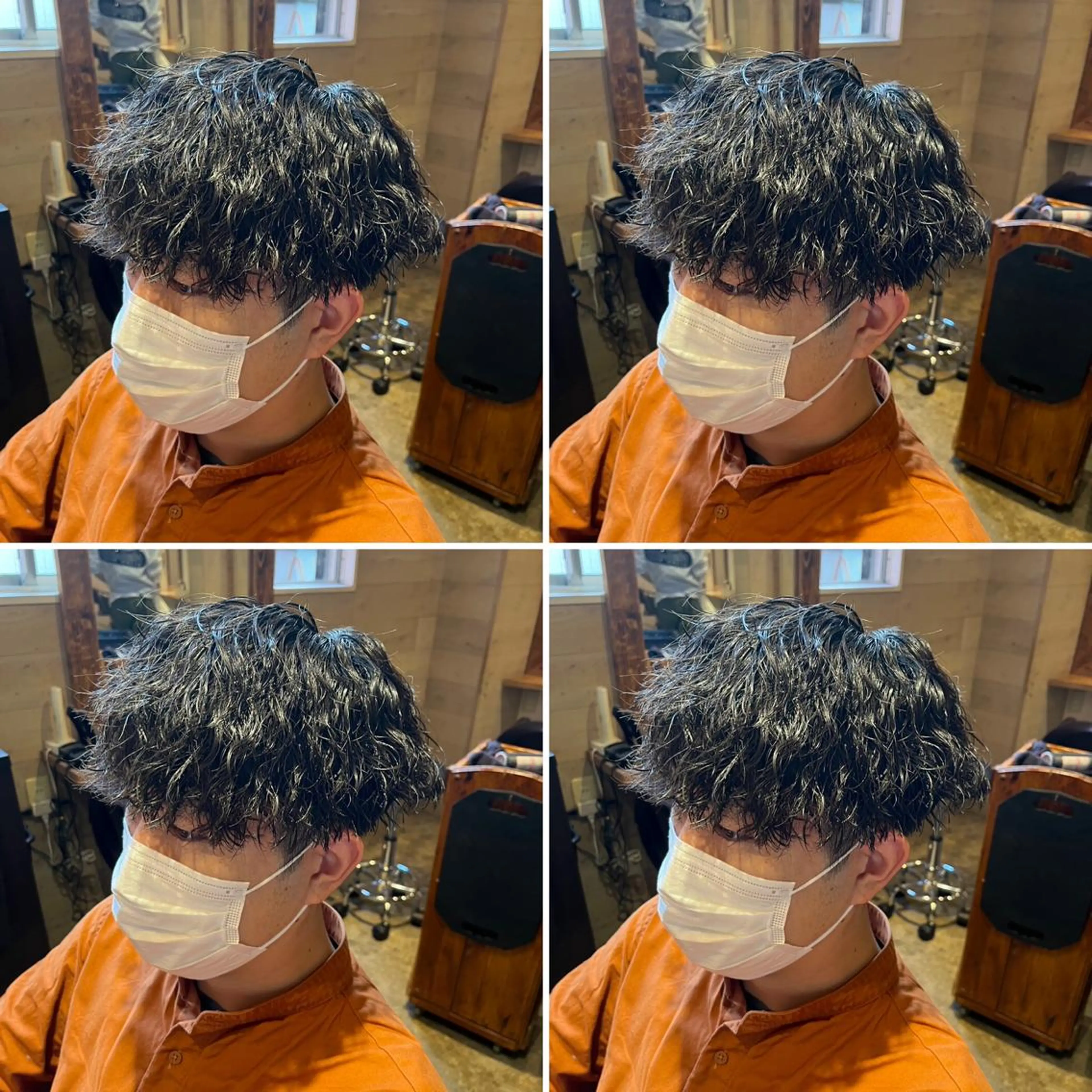 パーマ メンズ カット パーマ トリートメント ヘアセット 💈メンズパーマ特化 店長望月謙二郎💈のヘアスタイル