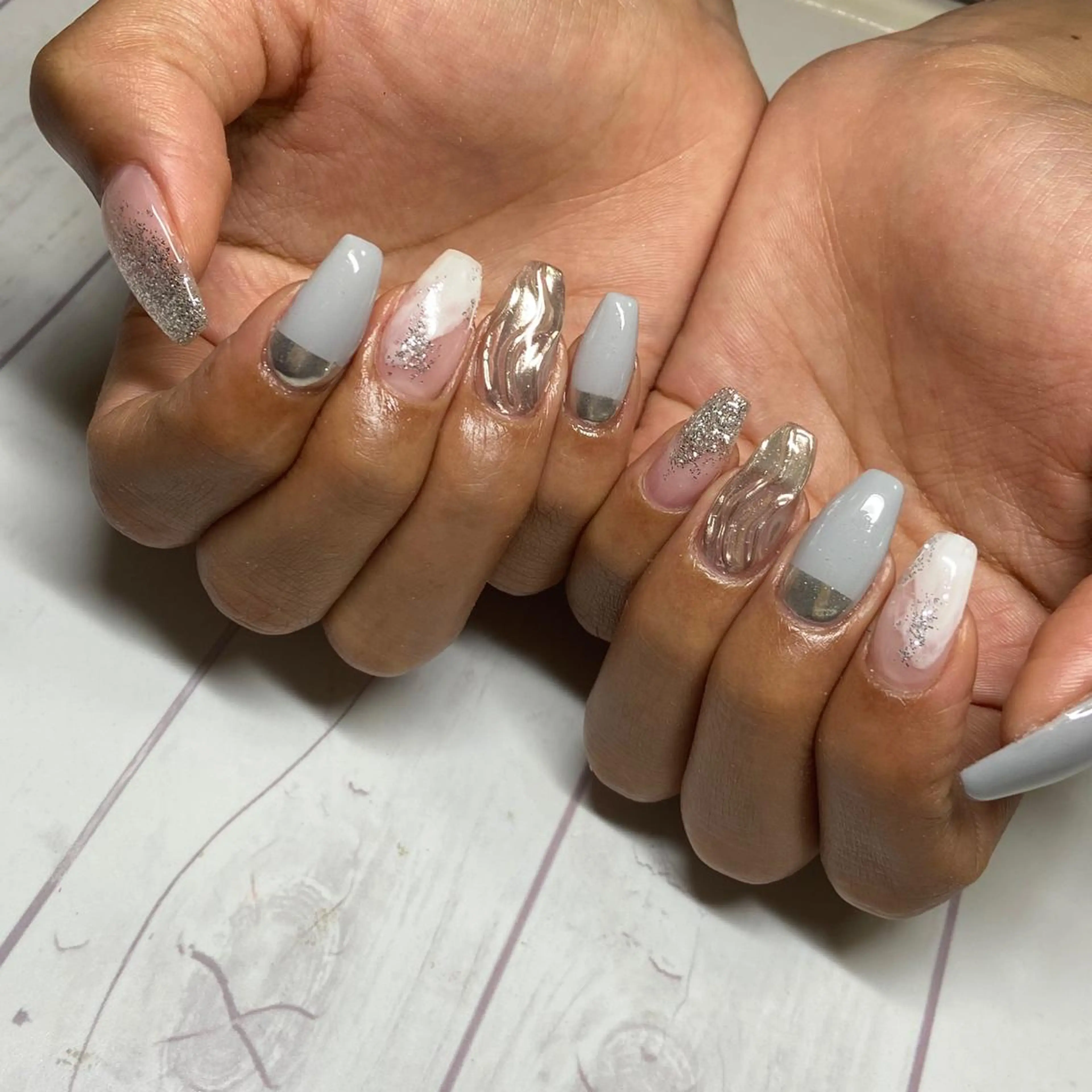 ロング ネイル nail salon LNのネイルデザイン