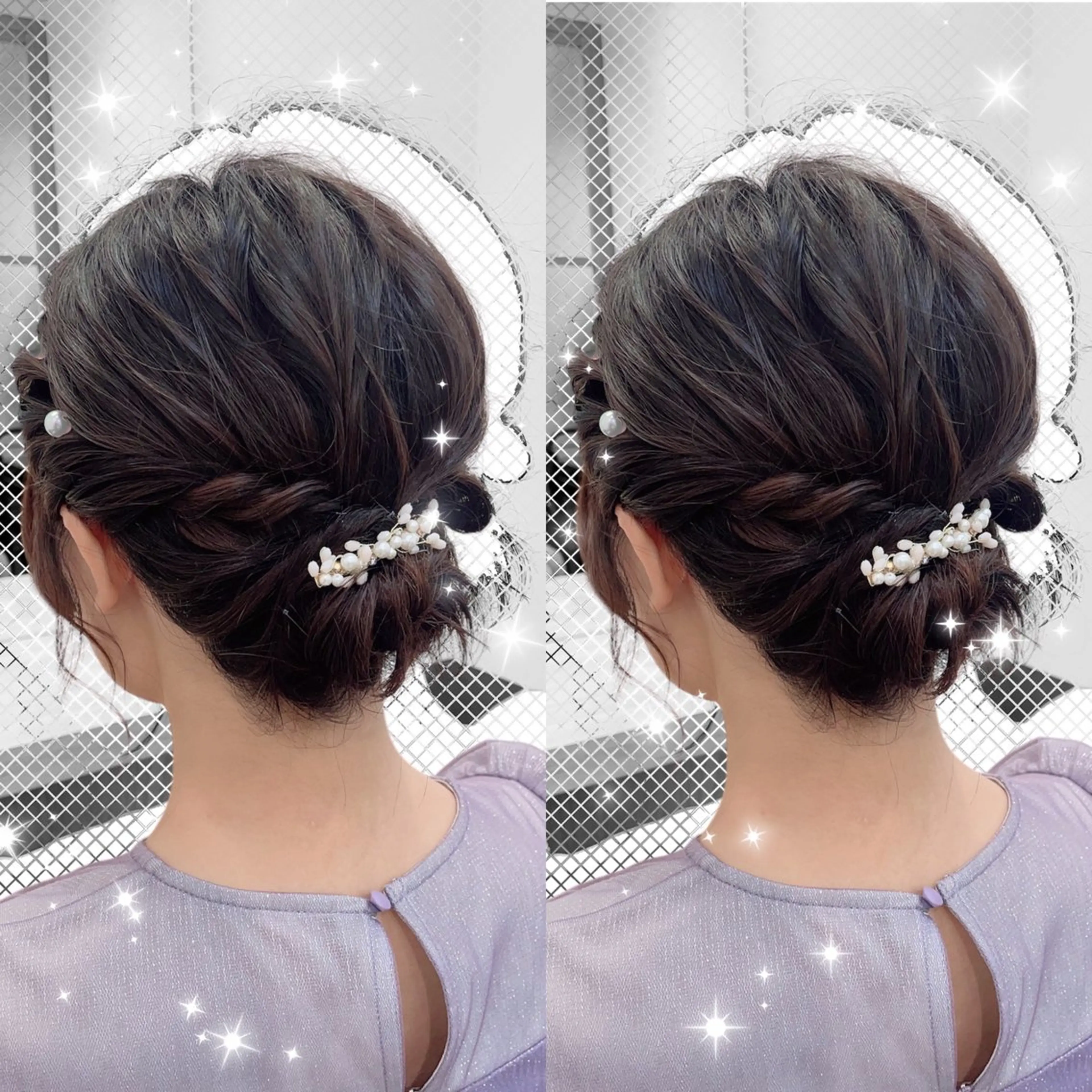 ヘアセット【結婚式お呼ばれ/パーティー/お着物】の写真