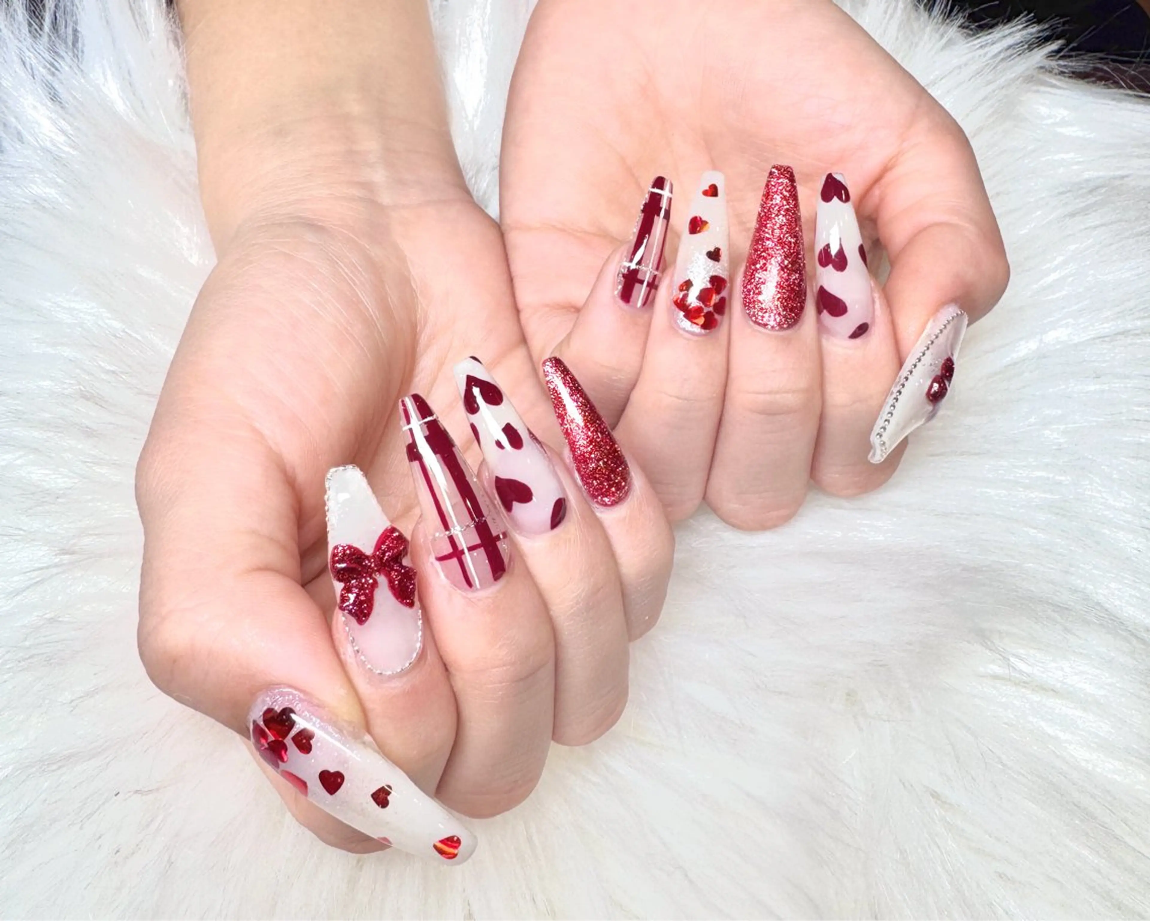 ミニモでのご予約様限定‼️ハンド💅🏻持ち込み120分アート‼️オフ有り🐜🍒ご新規様以外は➕500円の写真