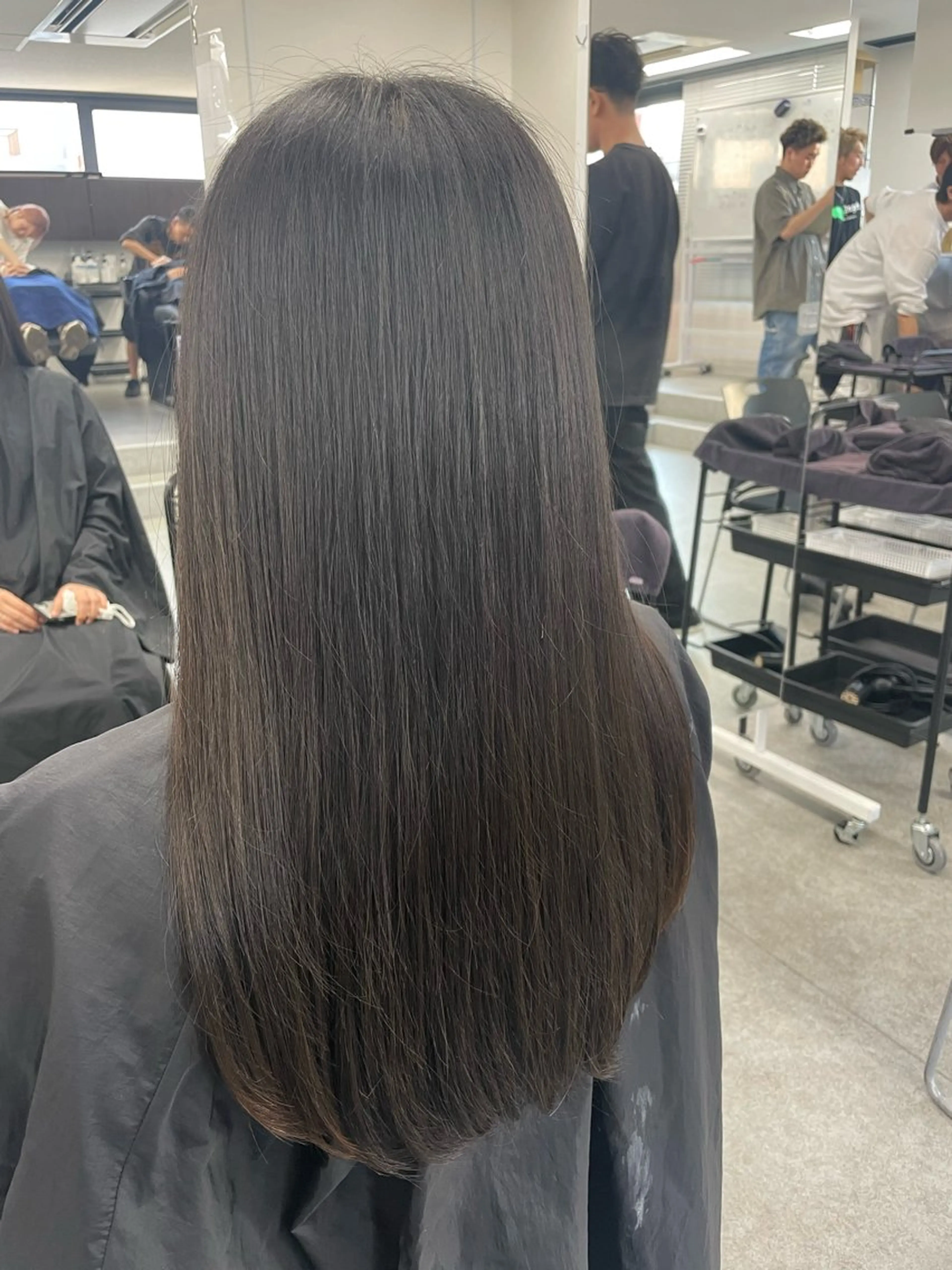 ロング 中韓レイヤー/ ブラウン🤎はやとのヘアスタイル