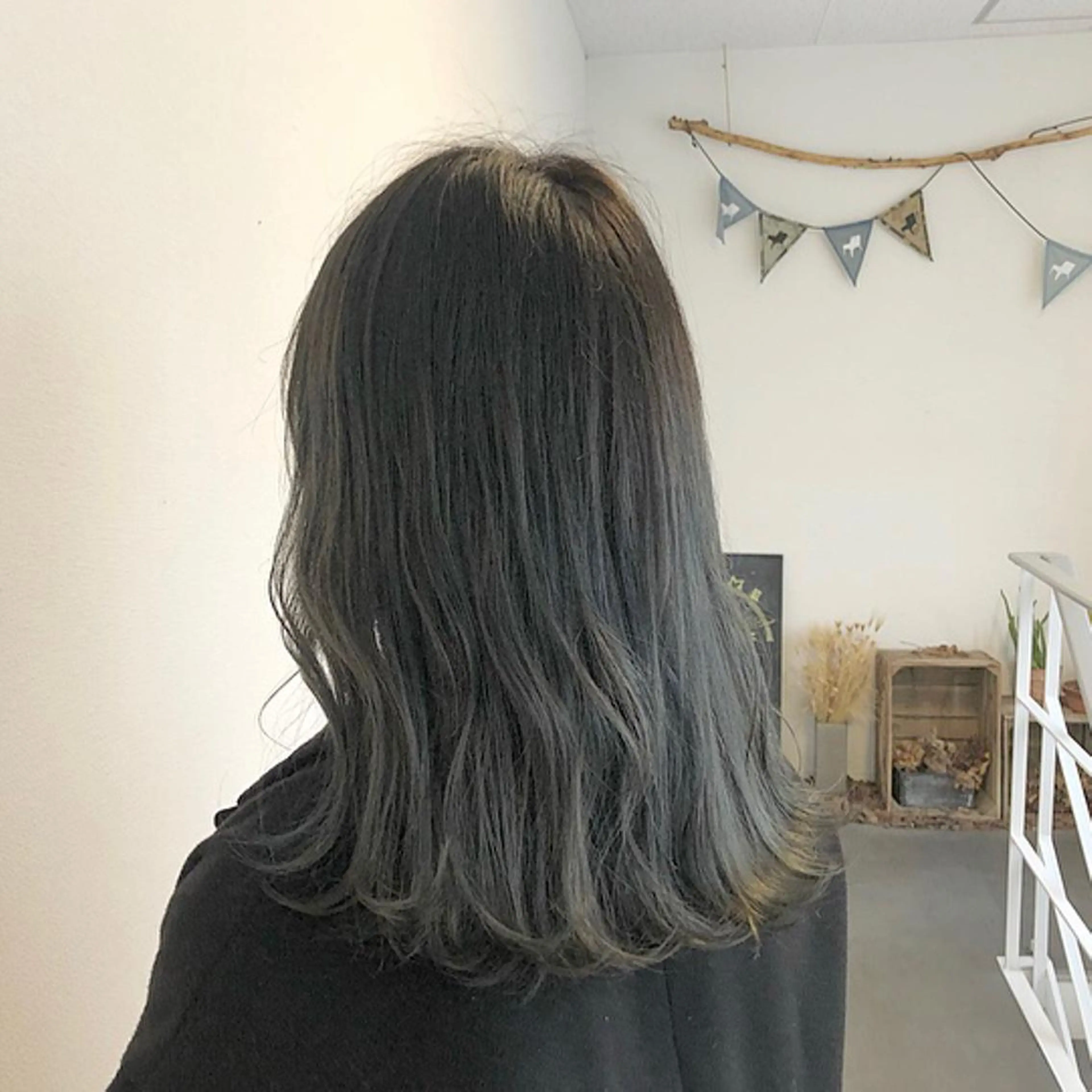 ミディアム カラー GPIP 近藤沙樹のヘアスタイル