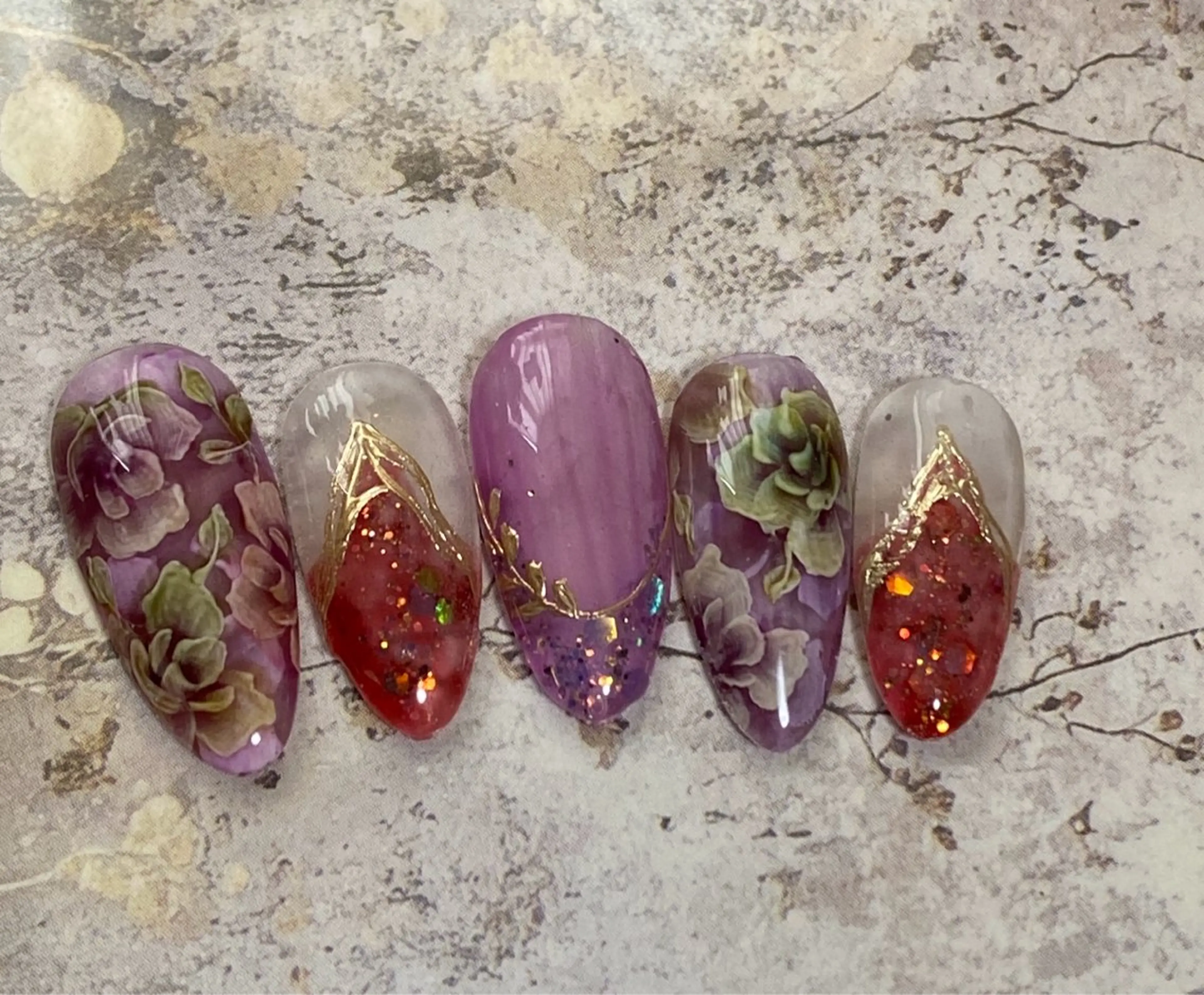 ネイル 自宅ネイルサロン ♦️nuance♦️のネイルデザイン