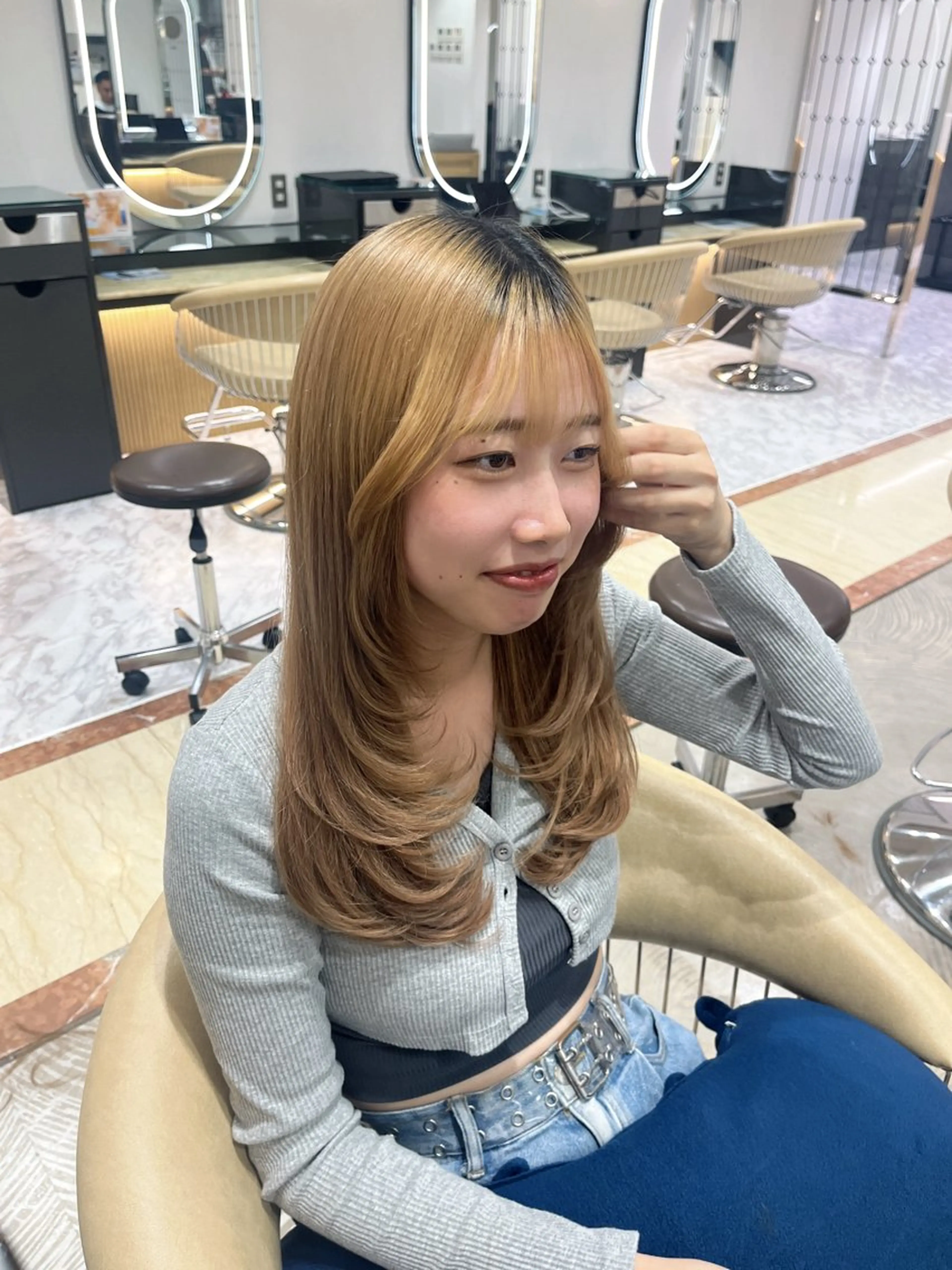 ロング レイヤーカット 髪質改善/艶髪 /SARA💕のヘアスタイル