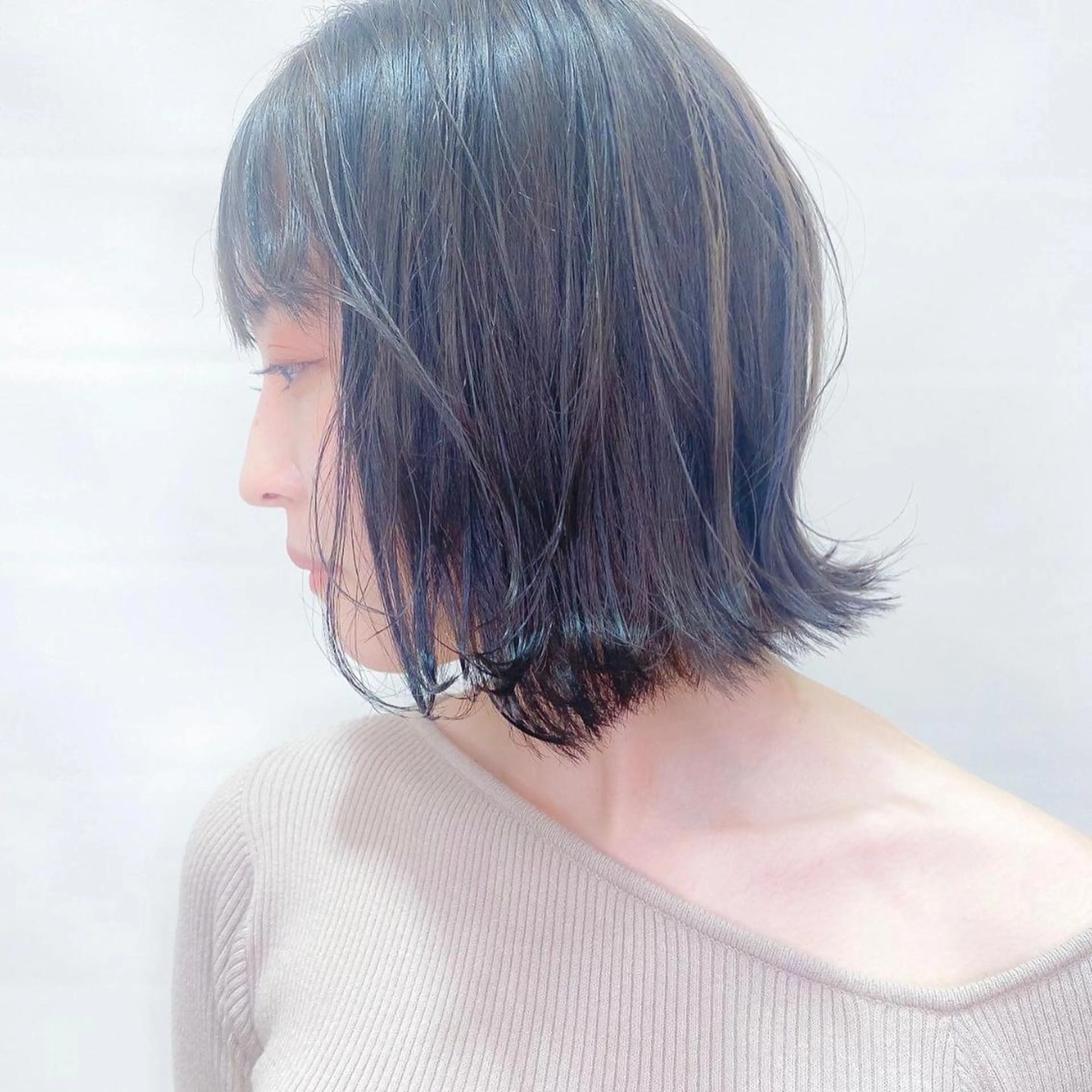 ミディアム カラー 大野 あさみのヘアスタイル