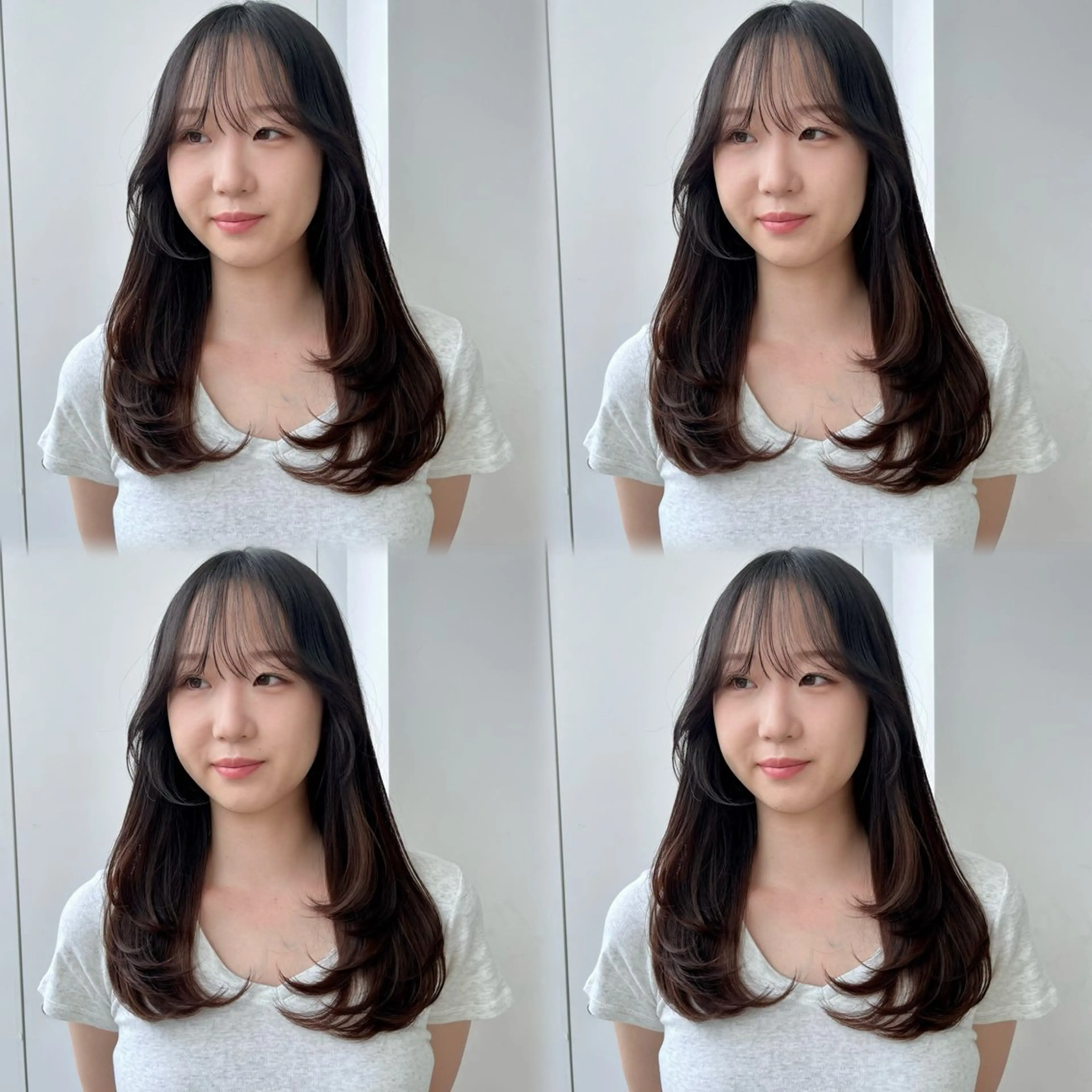 セミロング レイヤーくびれヘア アレンジmanakaのヘアスタイル