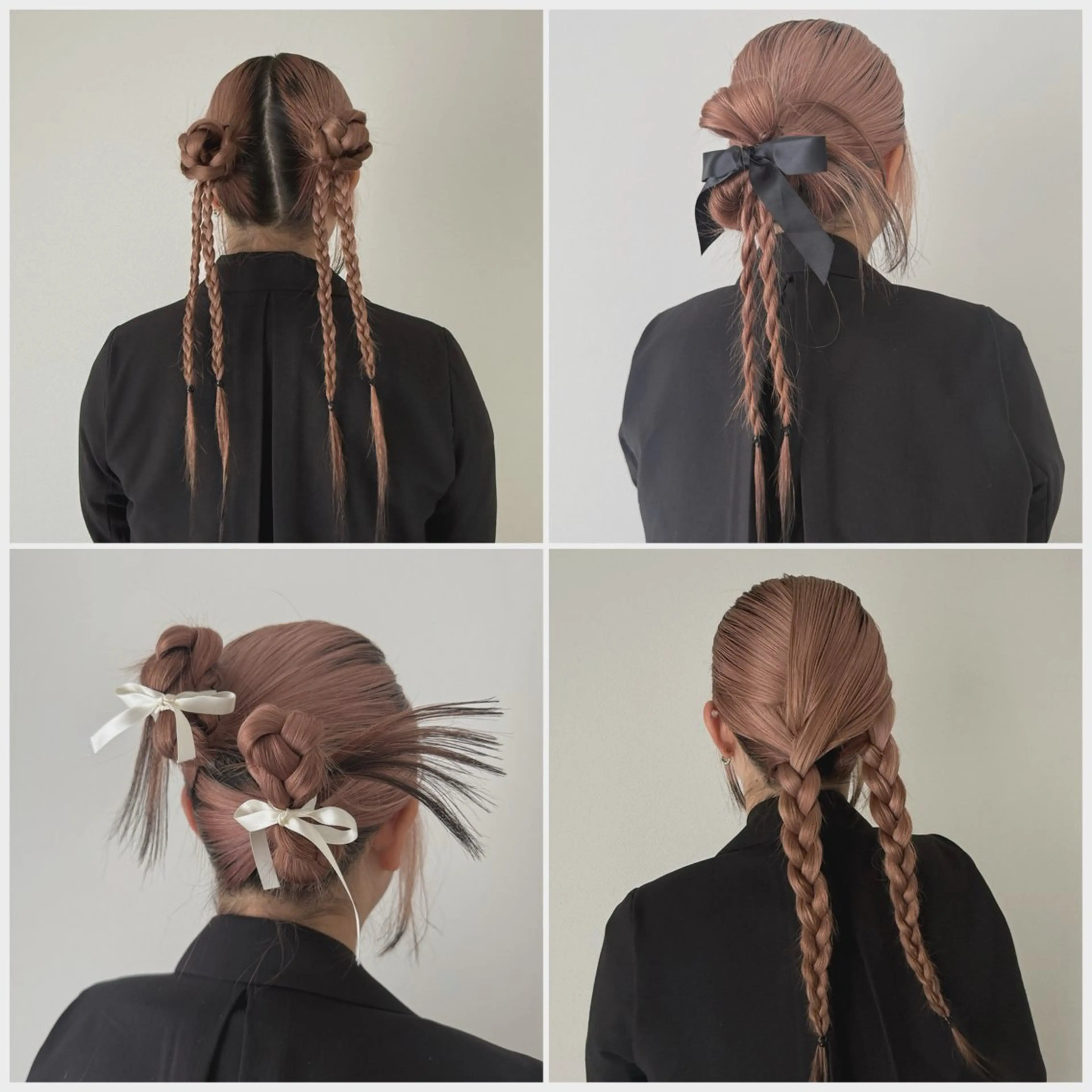 ヘアアレンジ ヘアセット ｢韓国風・ベージュ 特化｣サナのヘアスタイル