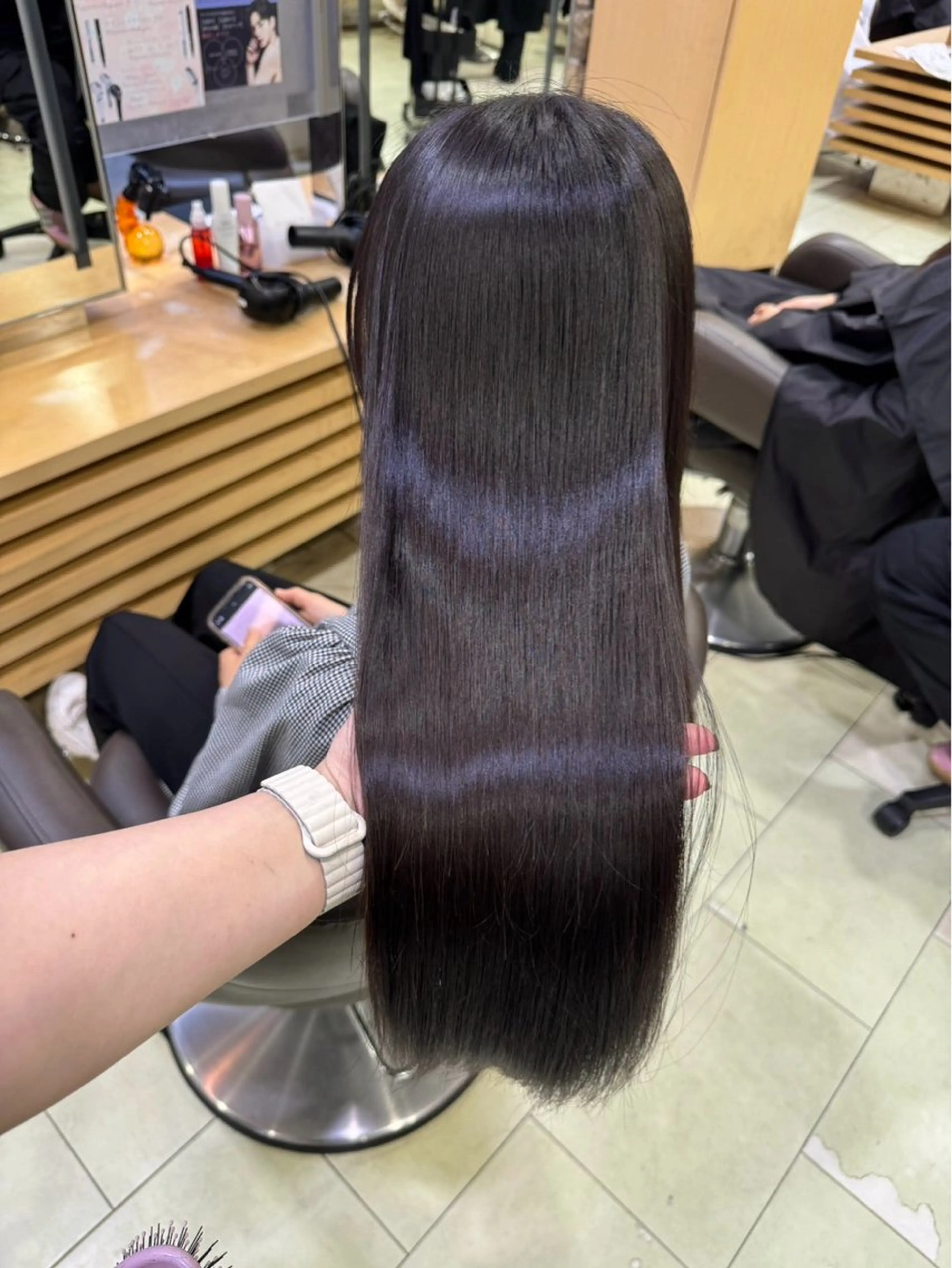 ロング カラー パーマ 髪質改善 酸性ストレート ストレートパーマ 💠AYANE /吉祥寺💠のマツエク・マツパデザイン