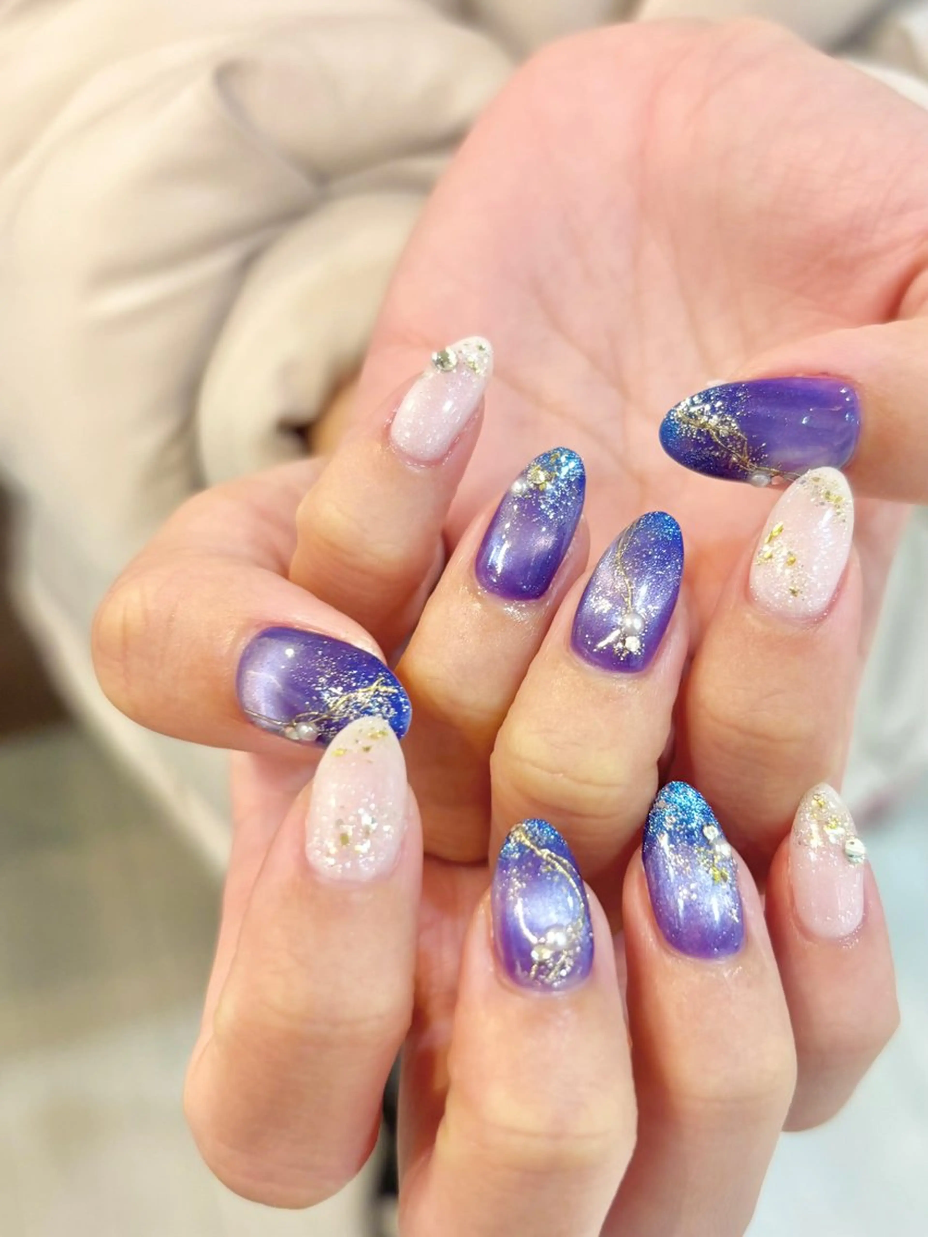 ネイル 成人式 ハンドネイル atelier Bon所属・atelierBon 🌿REIのネイルデザイン