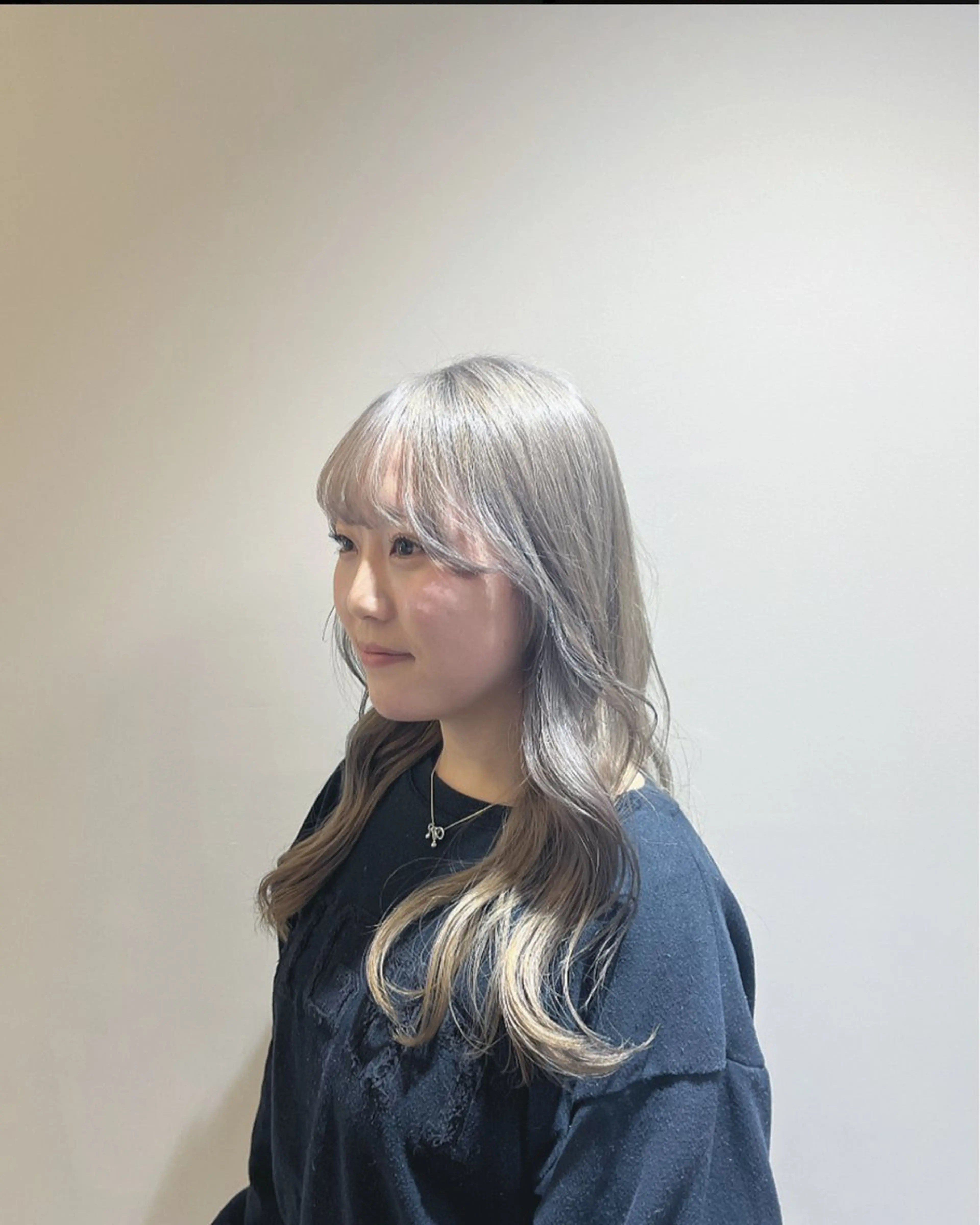 セミロング カラー ヘアアレンジ ヘアカラー トリートメント ヘアセット 髪質改善/艶髪 /SARA💕のヘアスタイル