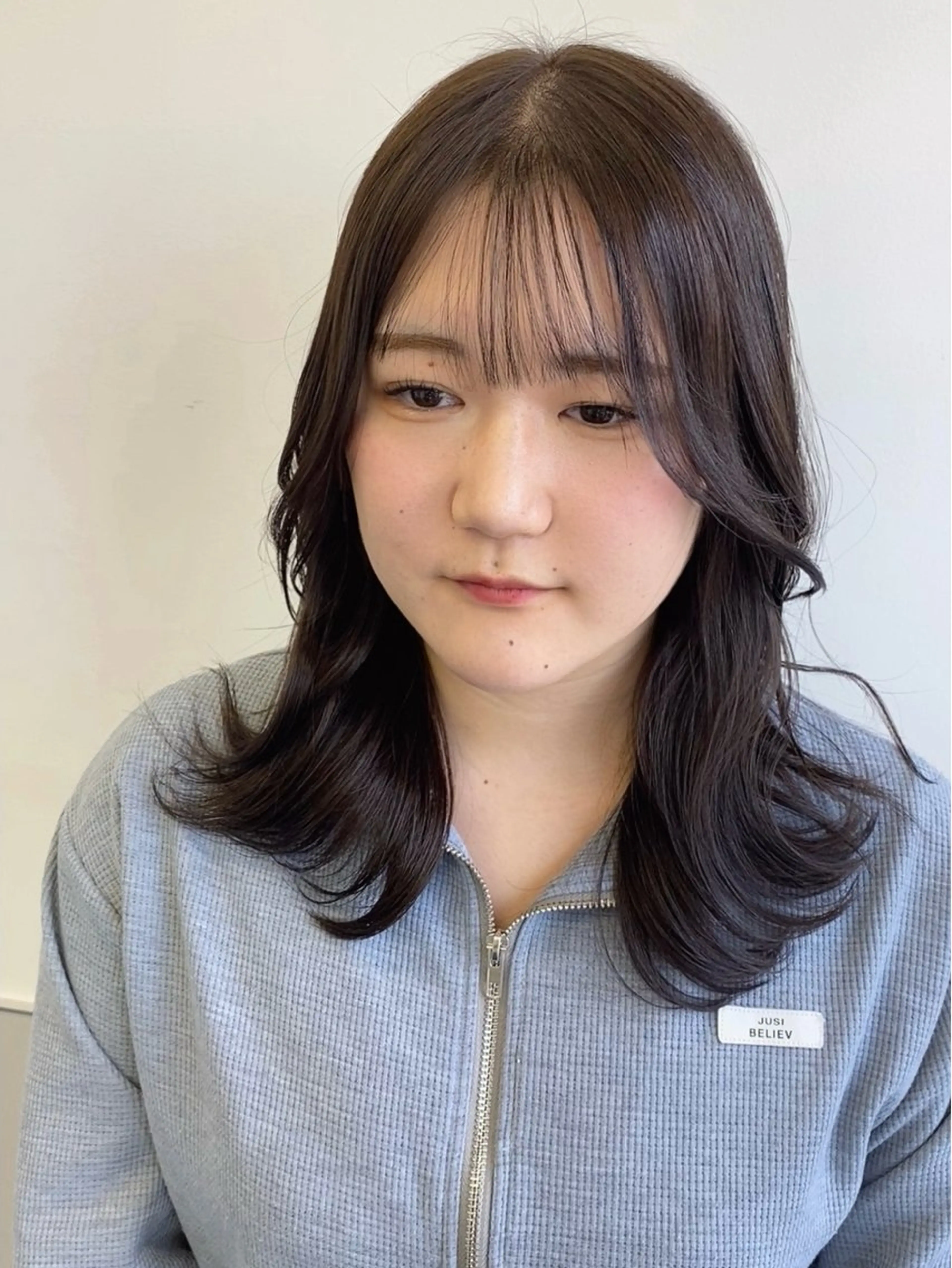 セミロング くびれヘア くびれレイヤー レイヤーカット カット ヘアカラー トリートメント 韓国ヘア🇰🇷 スズキのヘアスタイル