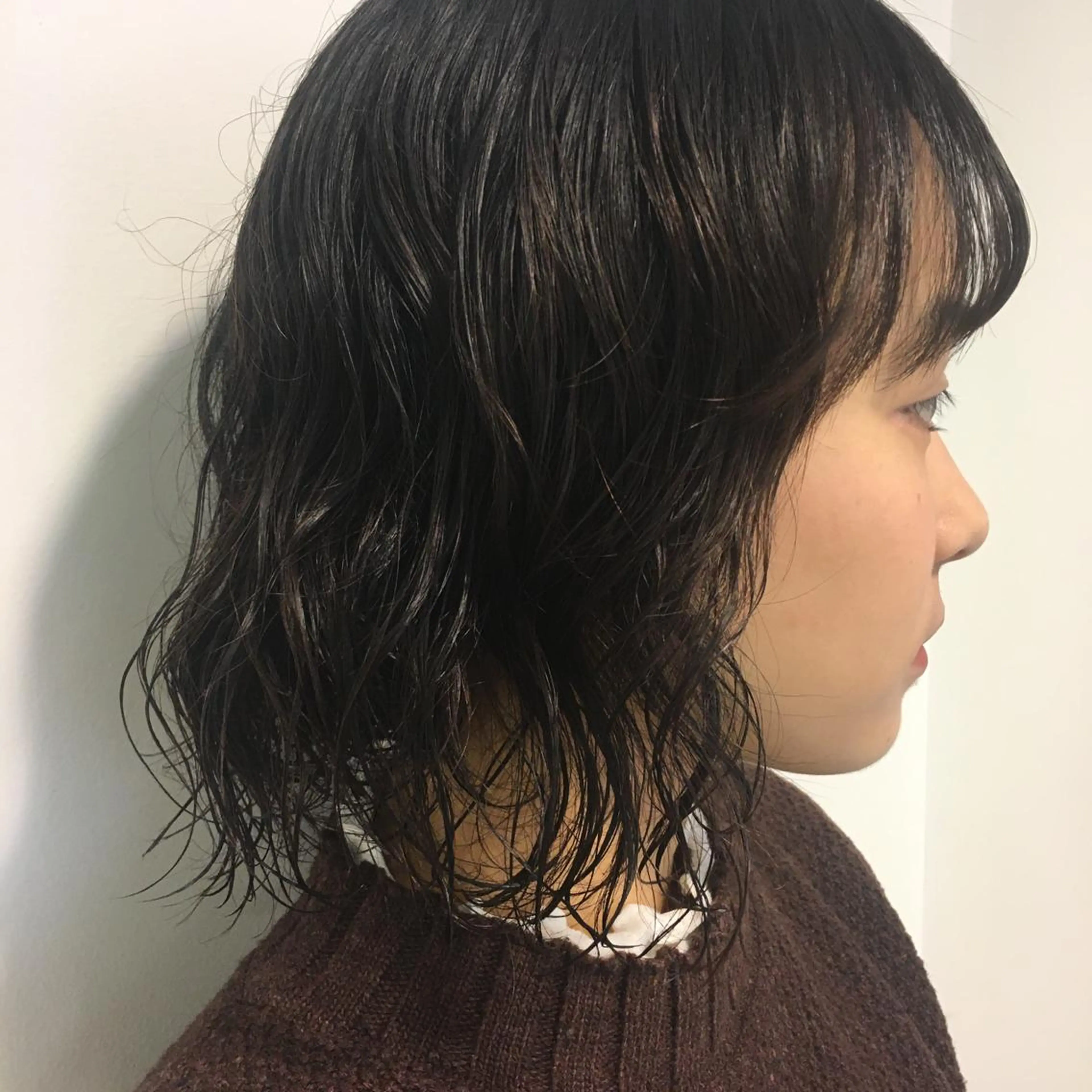 ミディアム パーマ 🪽似合わせカラー RENA.🪽🩶のヘアスタイル